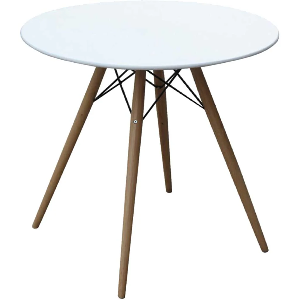 Warren Fiberglass Top Dining Table White - Image 2