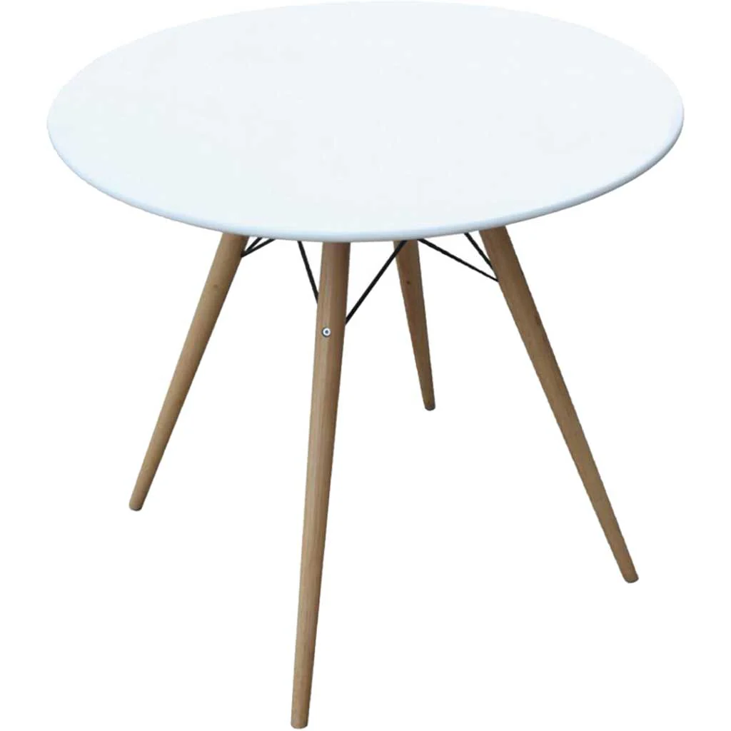 Warren Fiberglass Top Dining Table White - Image 3