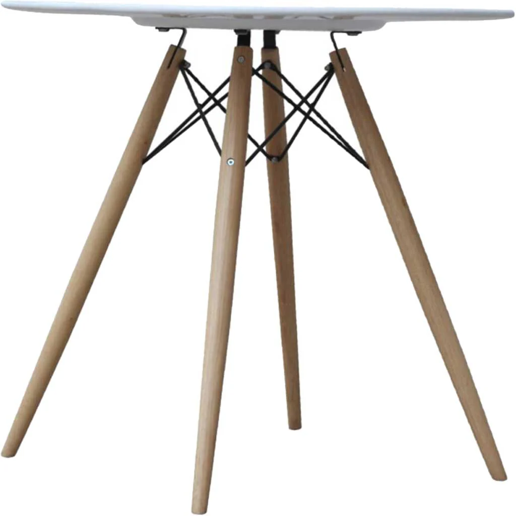 Warren Fiberglass Top Dining Table White - Image 4