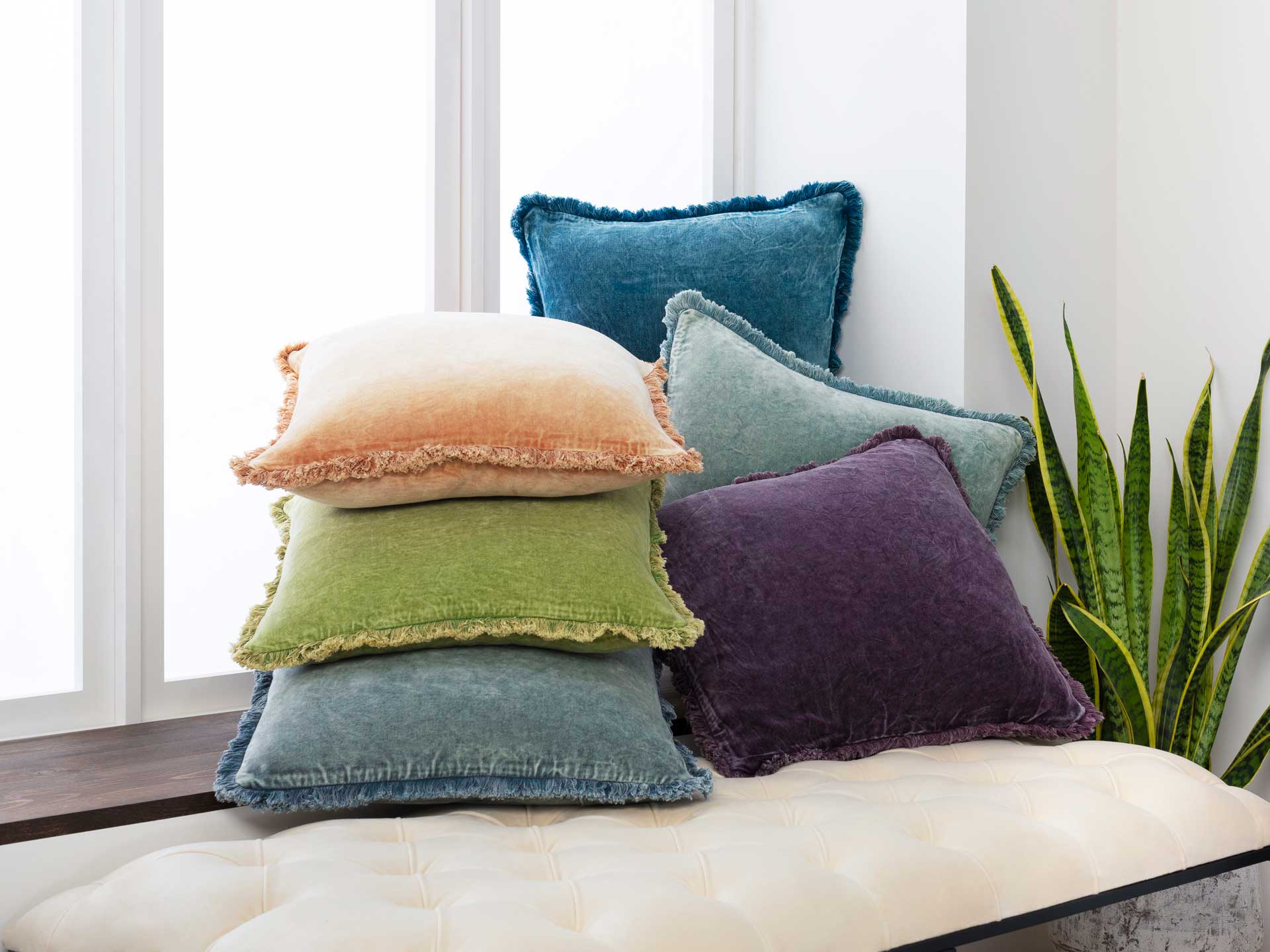 Washed Clarity Pillow Lime - Image 3