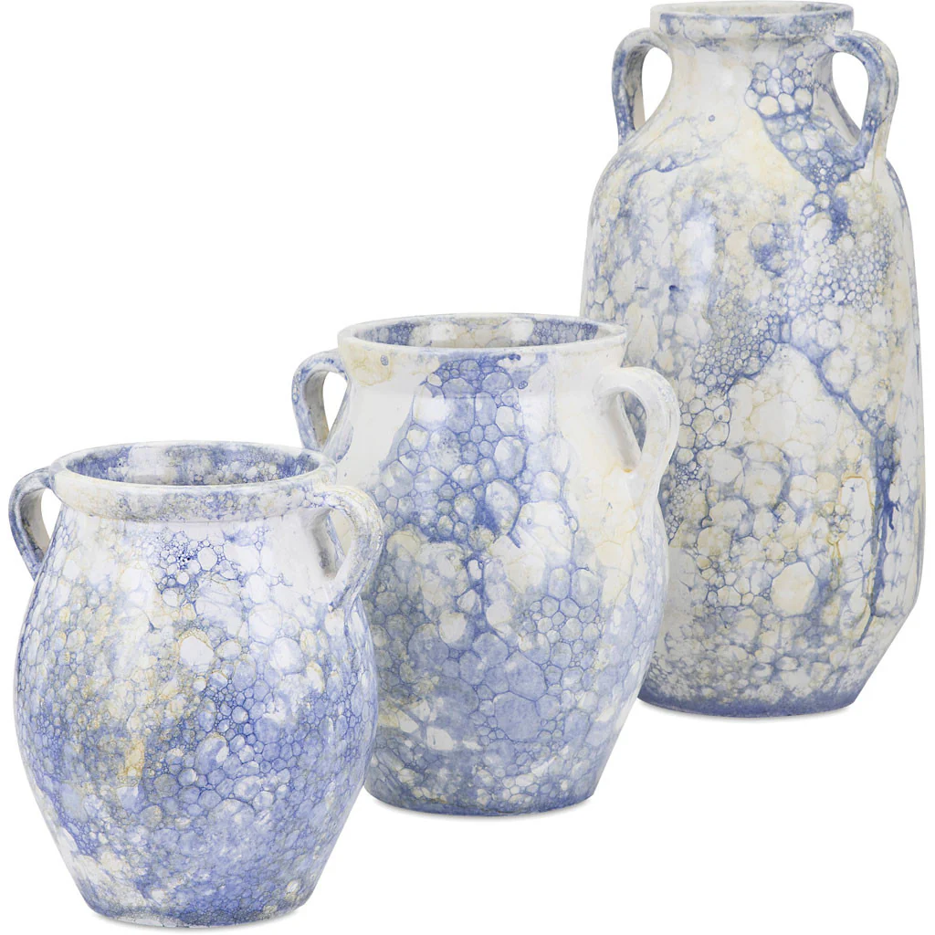 Watercolor Blue Vase - Image 4