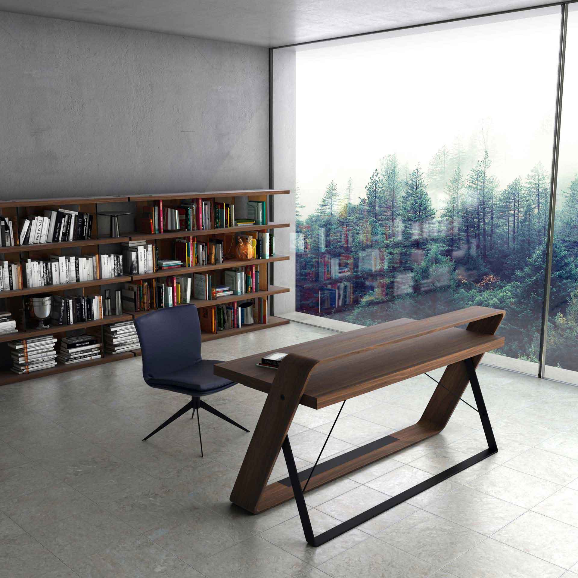Watts Desk Solid Walnut - Image 4