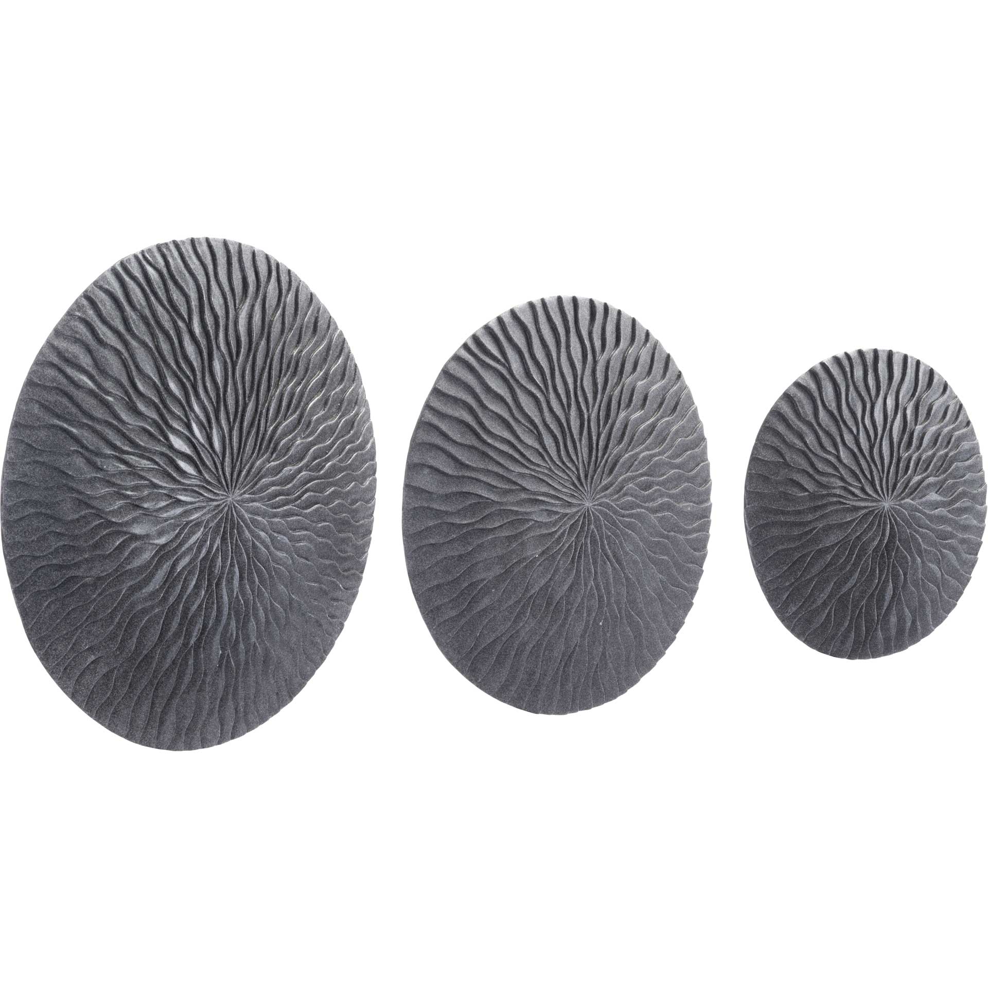 Wave Round Plaque Dark Gray - Image 8