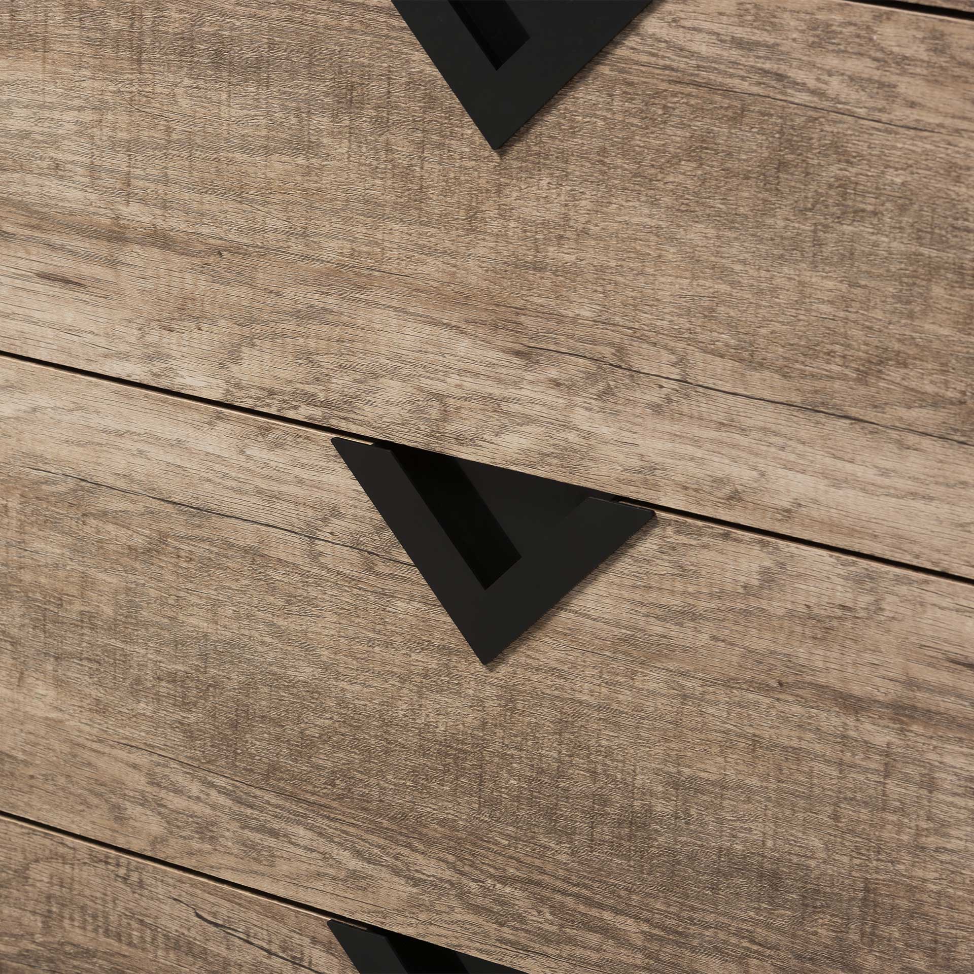 Waverly 5-Drawer Chest Light Brown - Image 5