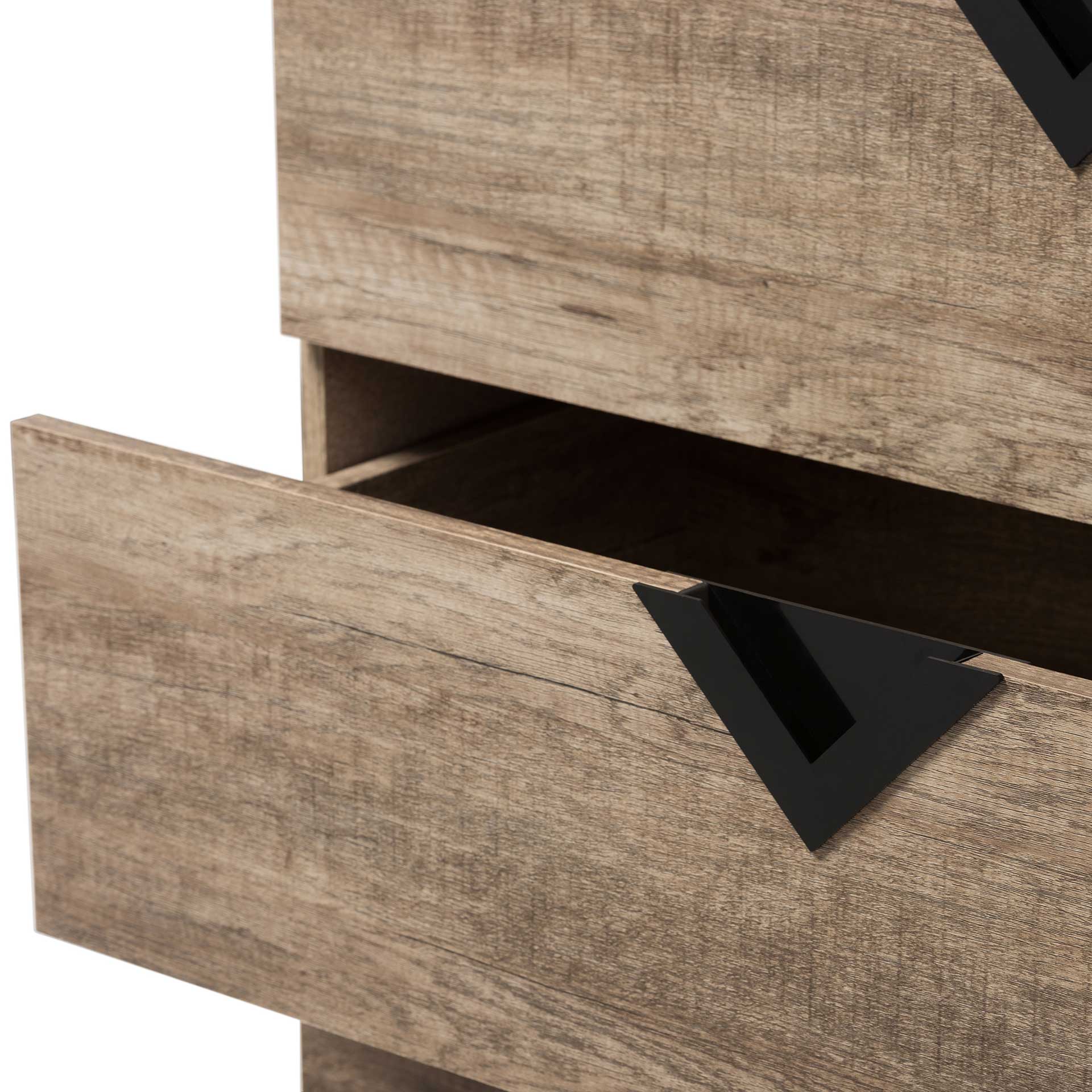 Waverly 5-Drawer Chest Light Brown - Image 6