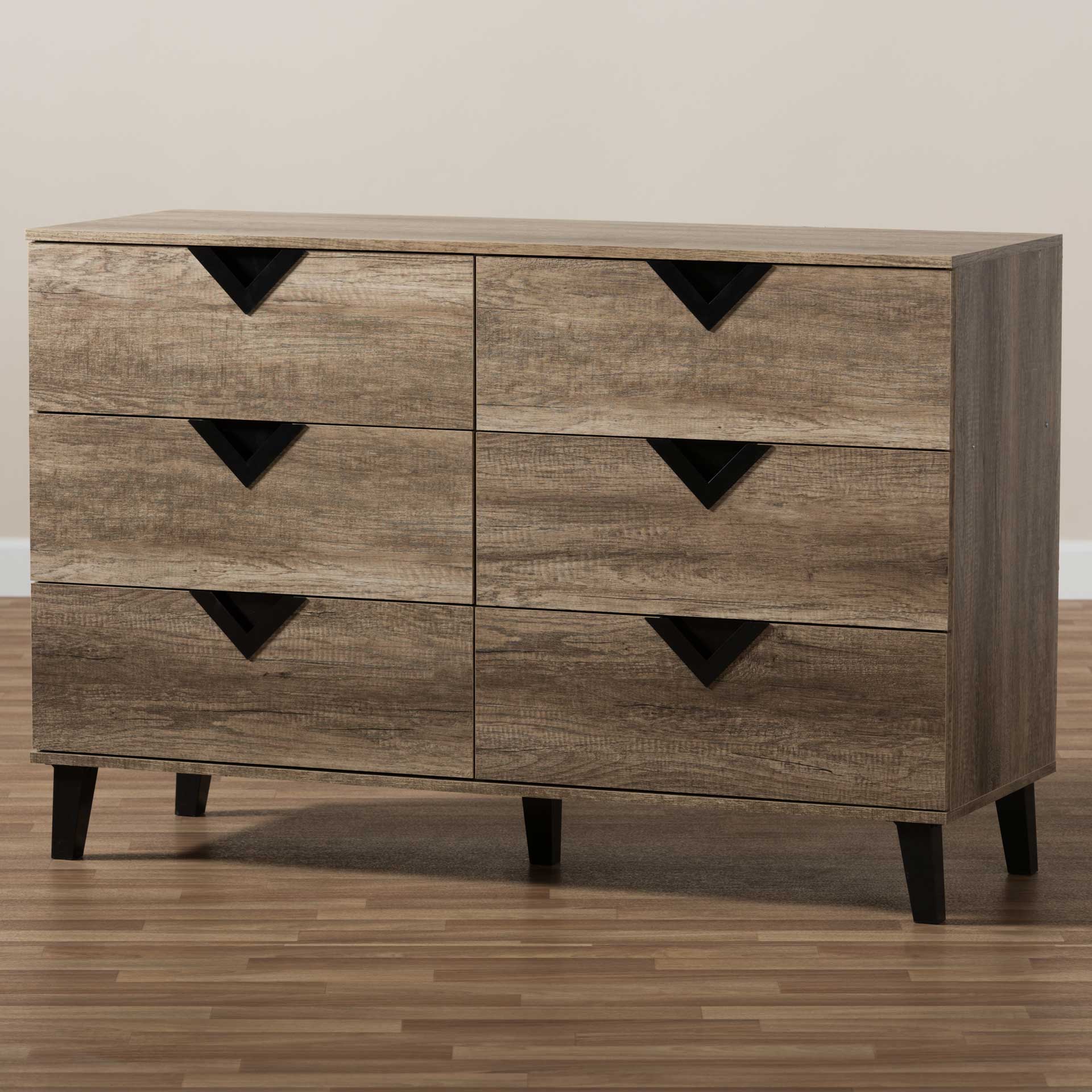Waverly 6-Drawer Chest Light Brown - Image 9