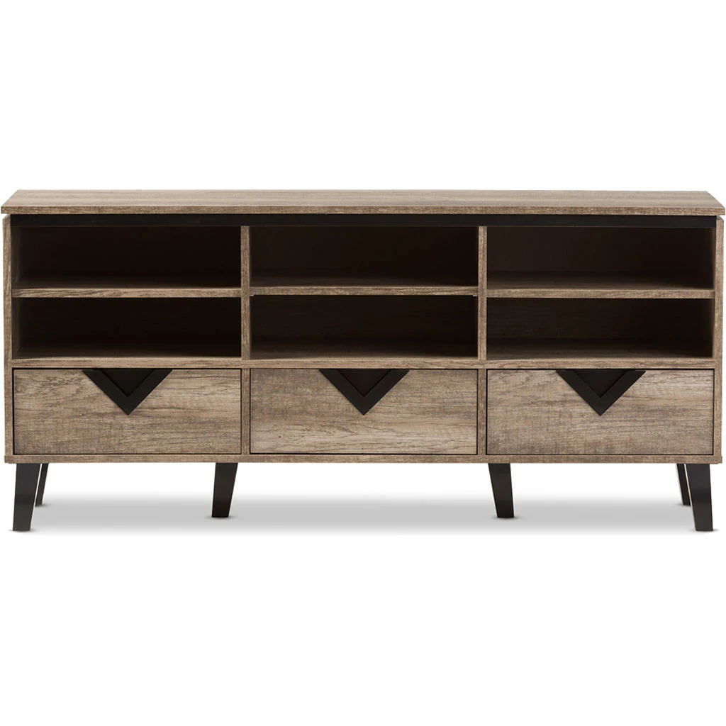 Waverly Media Cabinet Light Oak - Image 2