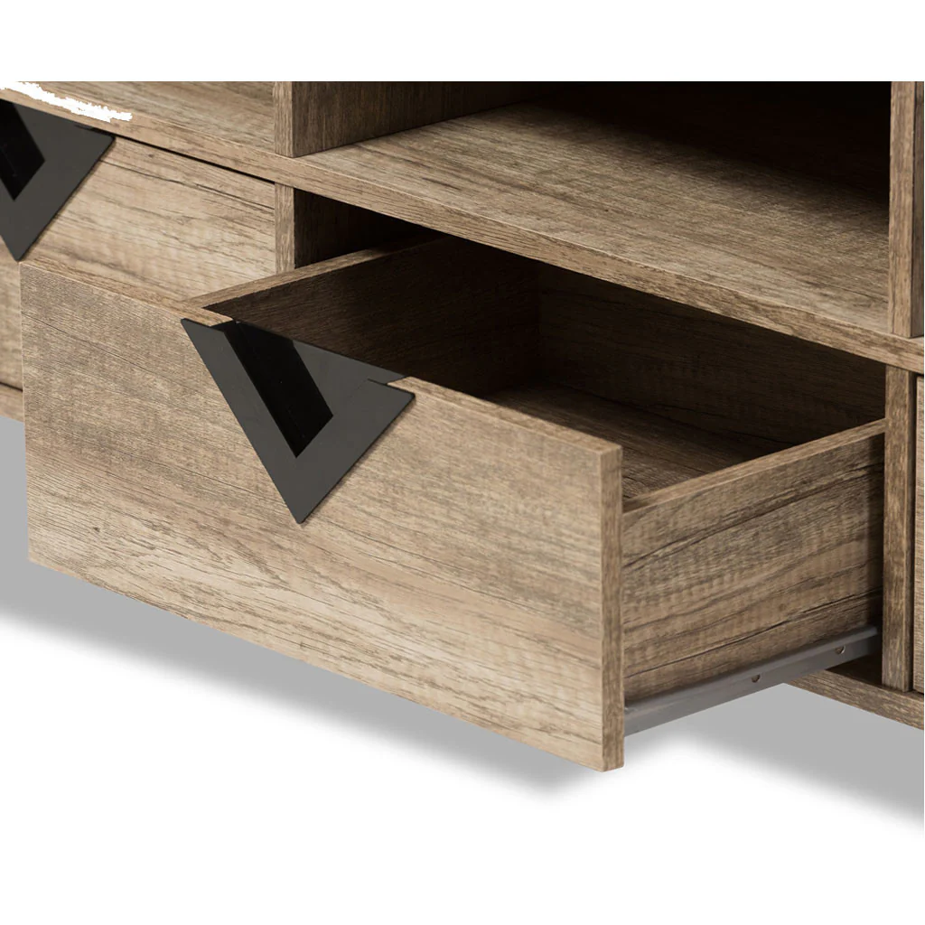 Waverly Media Cabinet Light Oak - Image 4