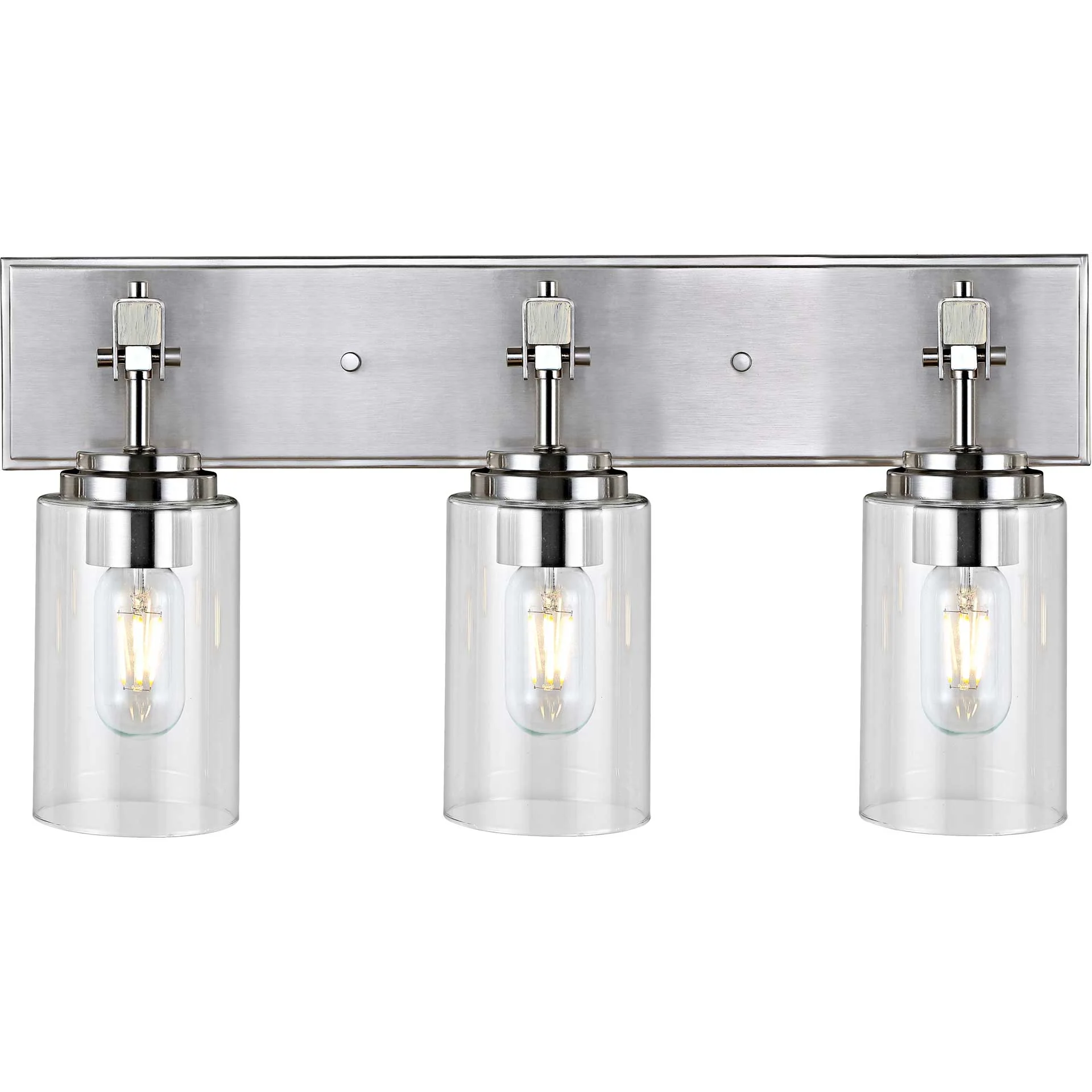 Wavy Wall Sconce Nickel/Clear - Image 2