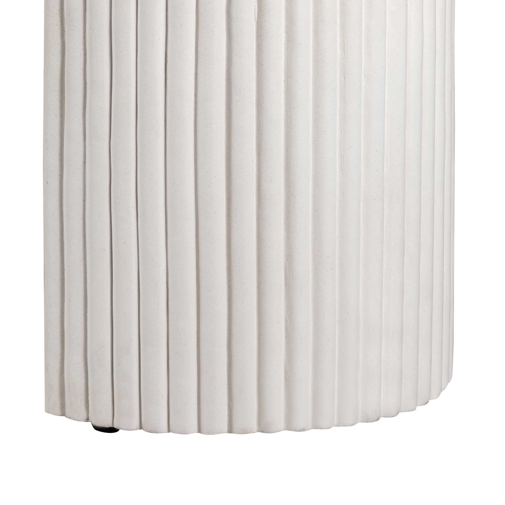 Waylon Concrete Bench White - Image 5