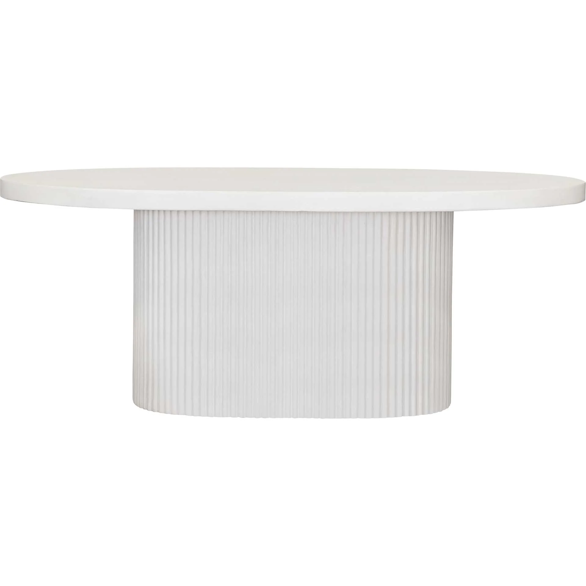 Waylon Concrete Dining Table Ivory - Image 2