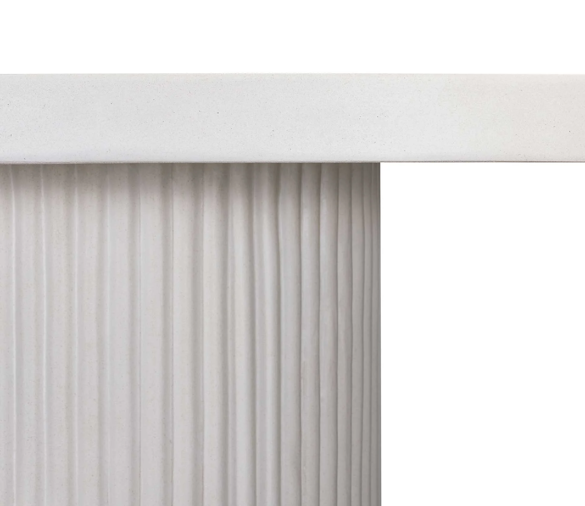Waylon Concrete Dining Table Ivory - Image 4