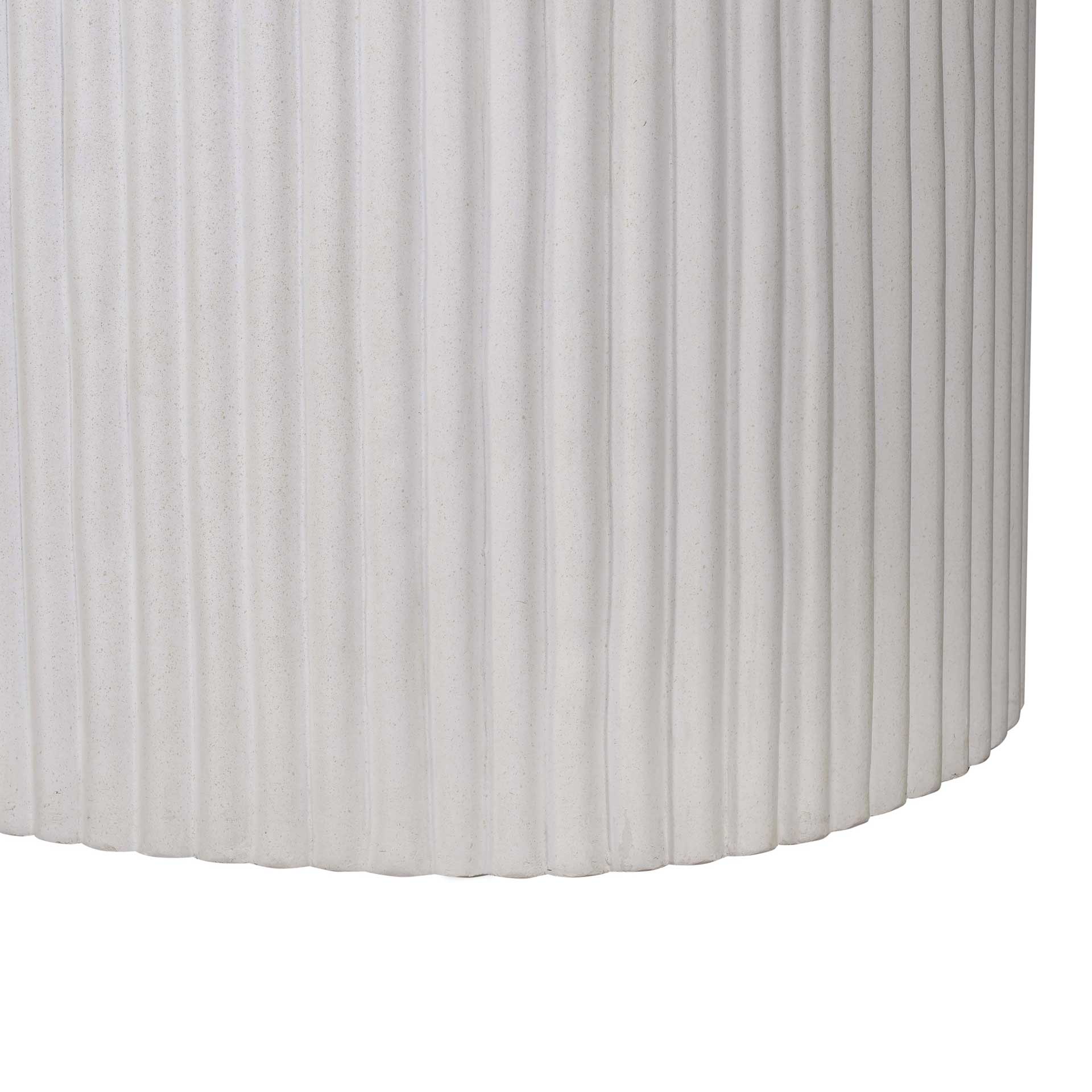 Waylon Concrete Dining Table Ivory - Image 5