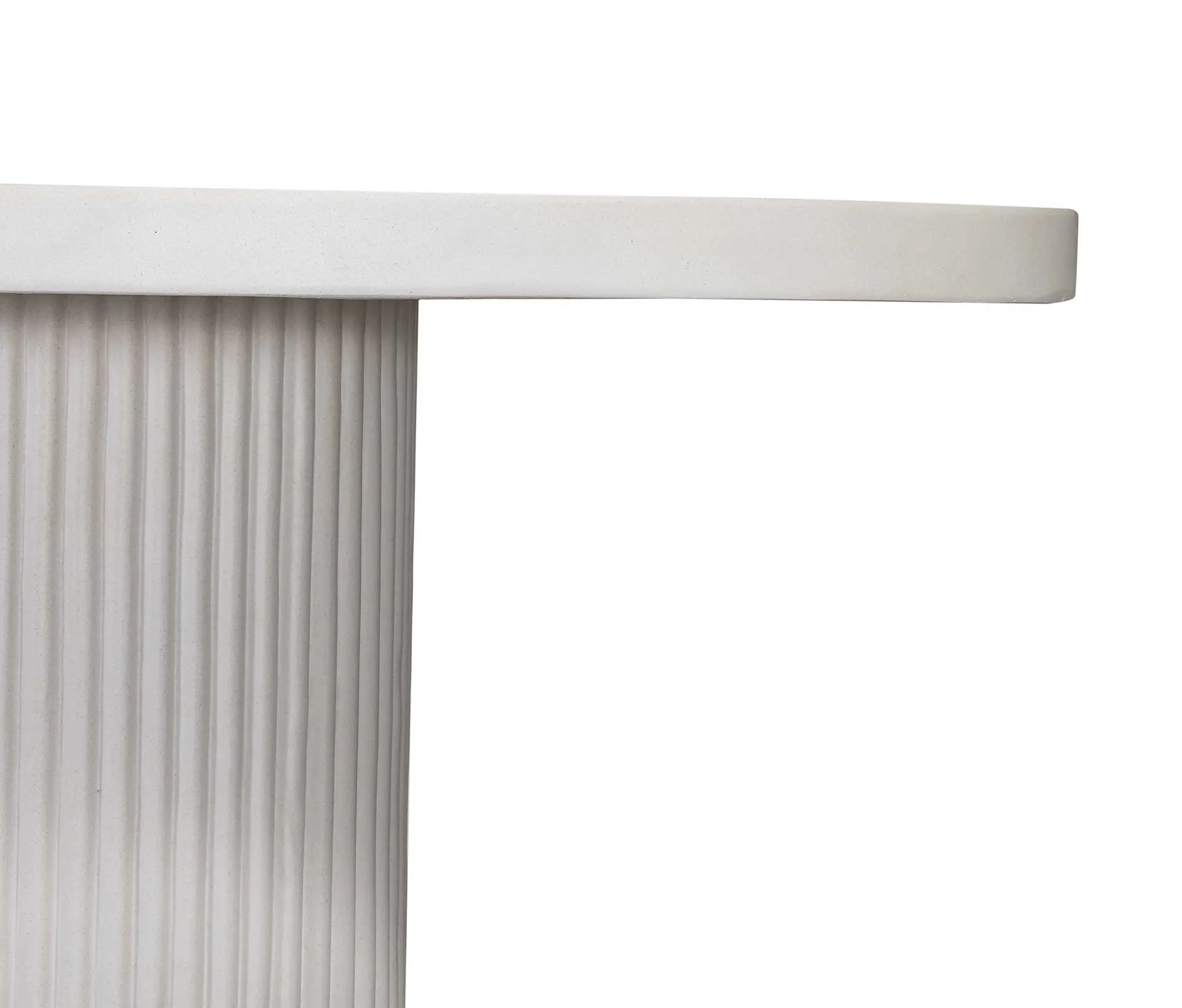 Waylon Concrete Dining Table Ivory - Image 6