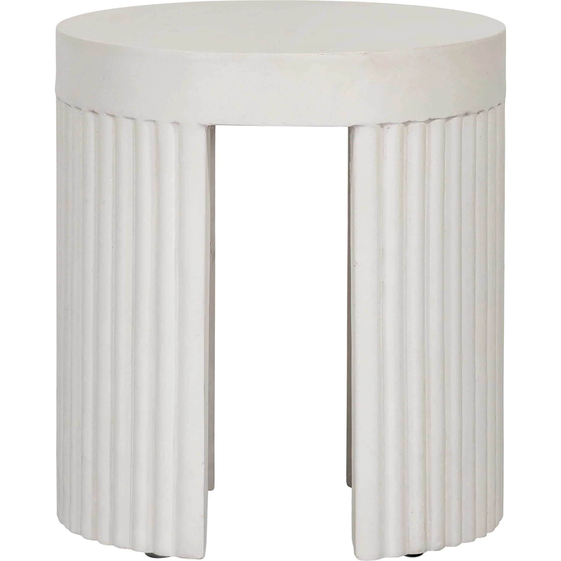 Waylon Concrete Stool White - Image 3