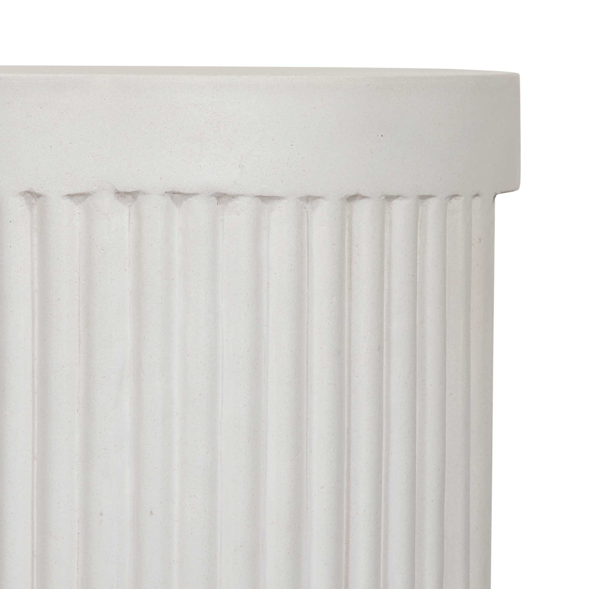 Waylon Concrete Stool White - Image 4