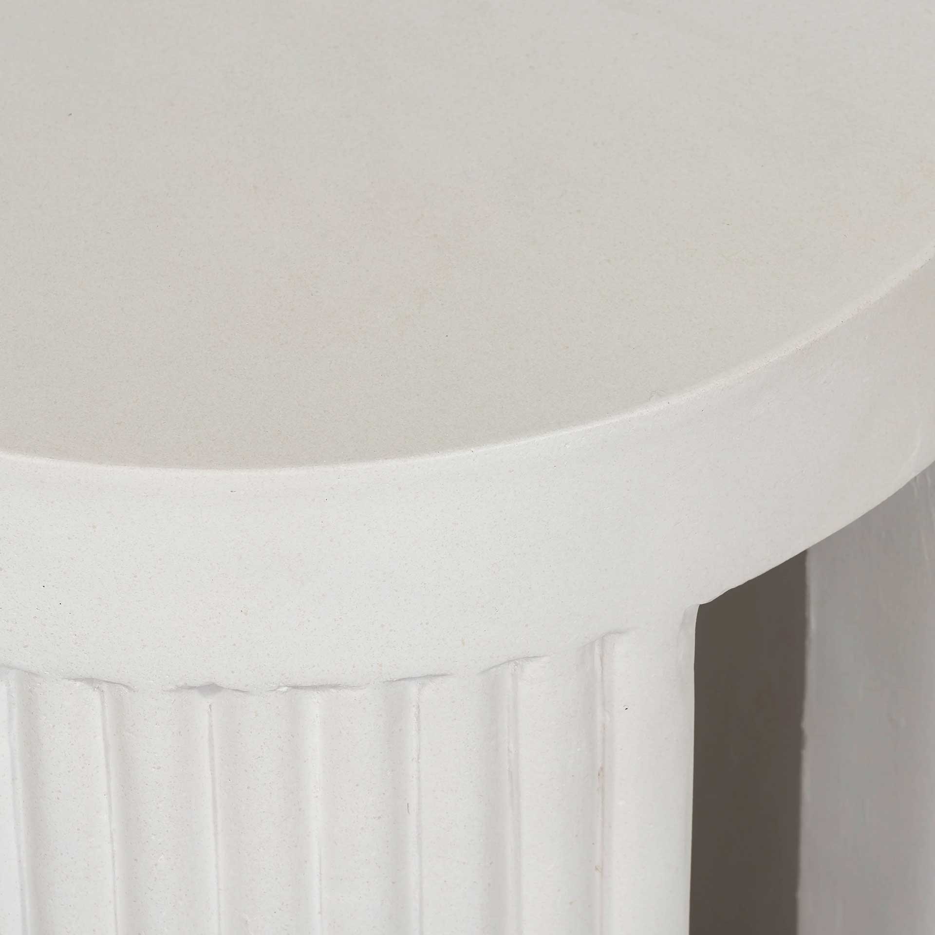 Waylon Concrete Stool White - Image 5