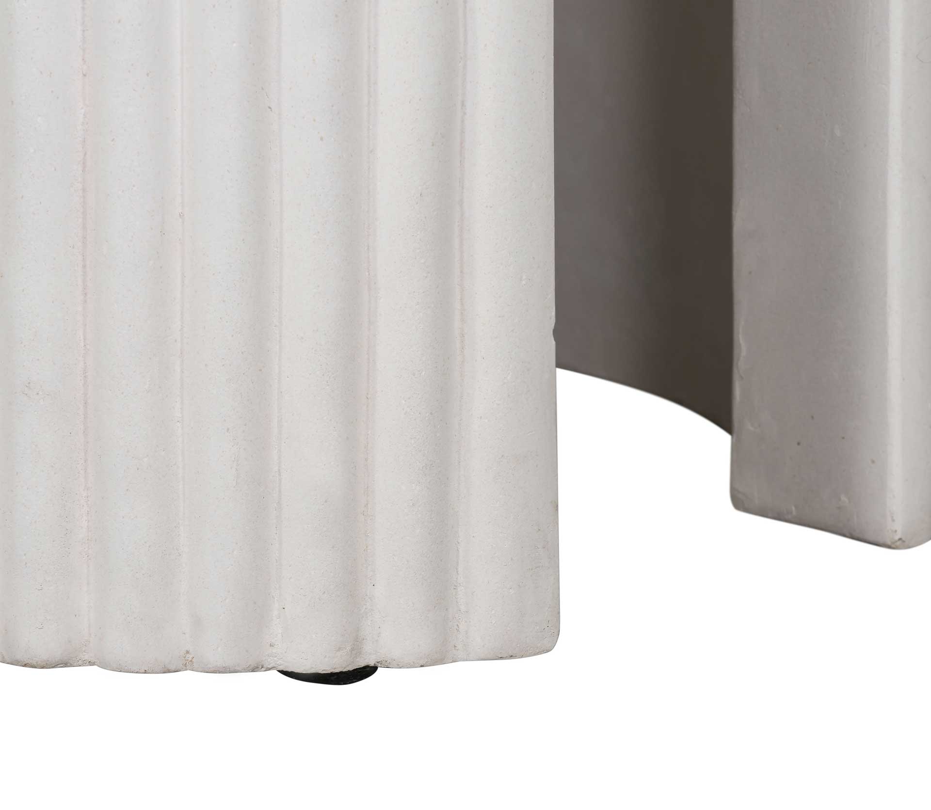 Waylon Concrete Stool White - Image 6