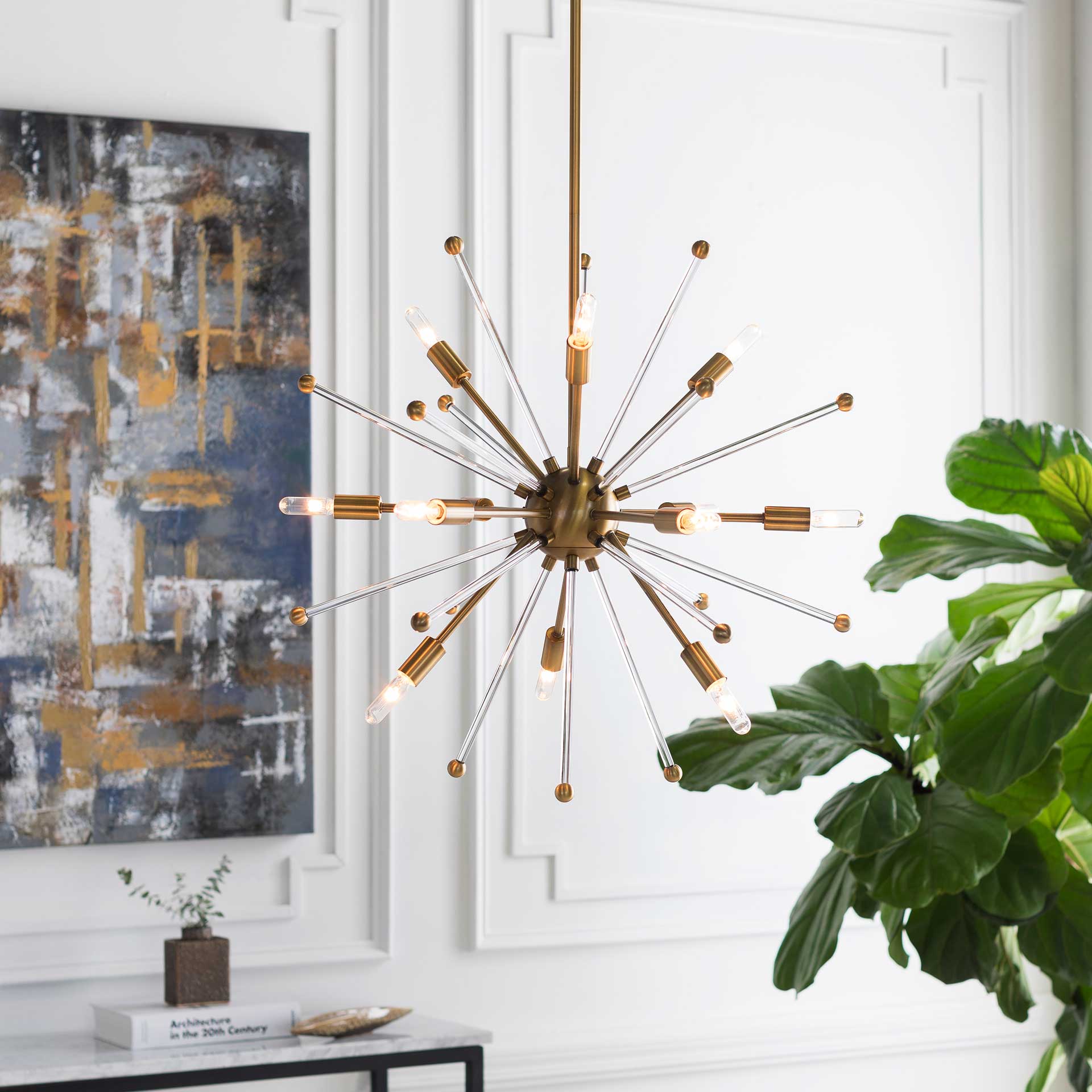 Wells Ceiling Lamp Bronze/Clear - Image 7