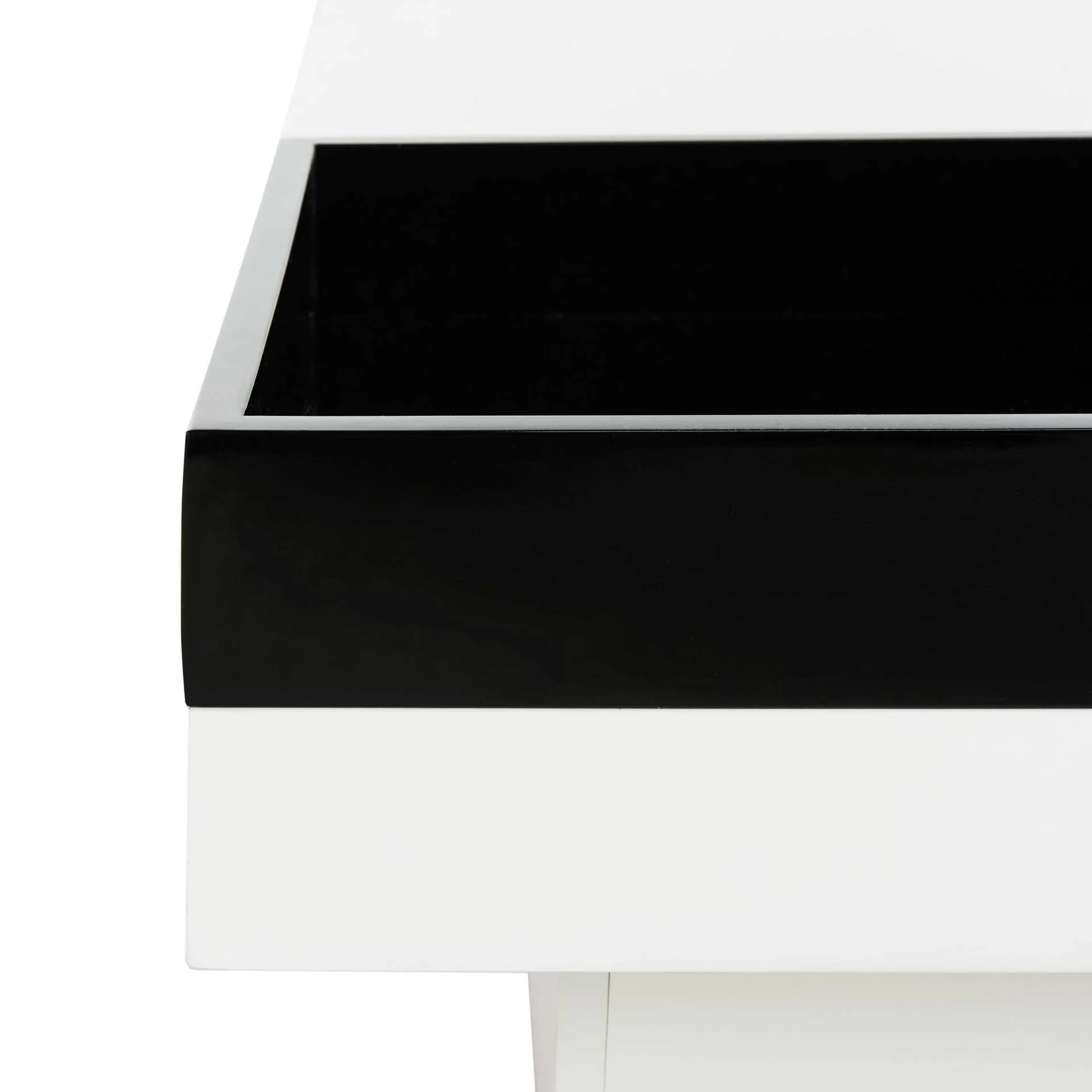Wells Coffee Table White/Black - Image 4