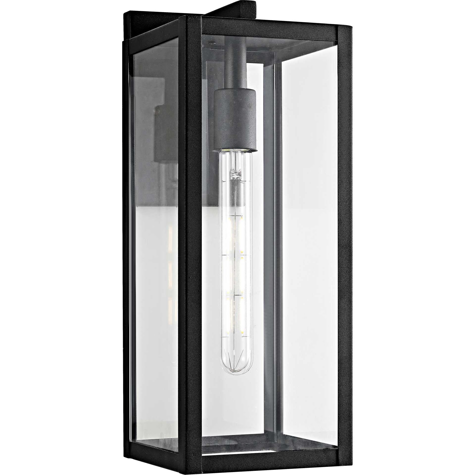 Werner Outdoor Wall Lantern Black - Image 2