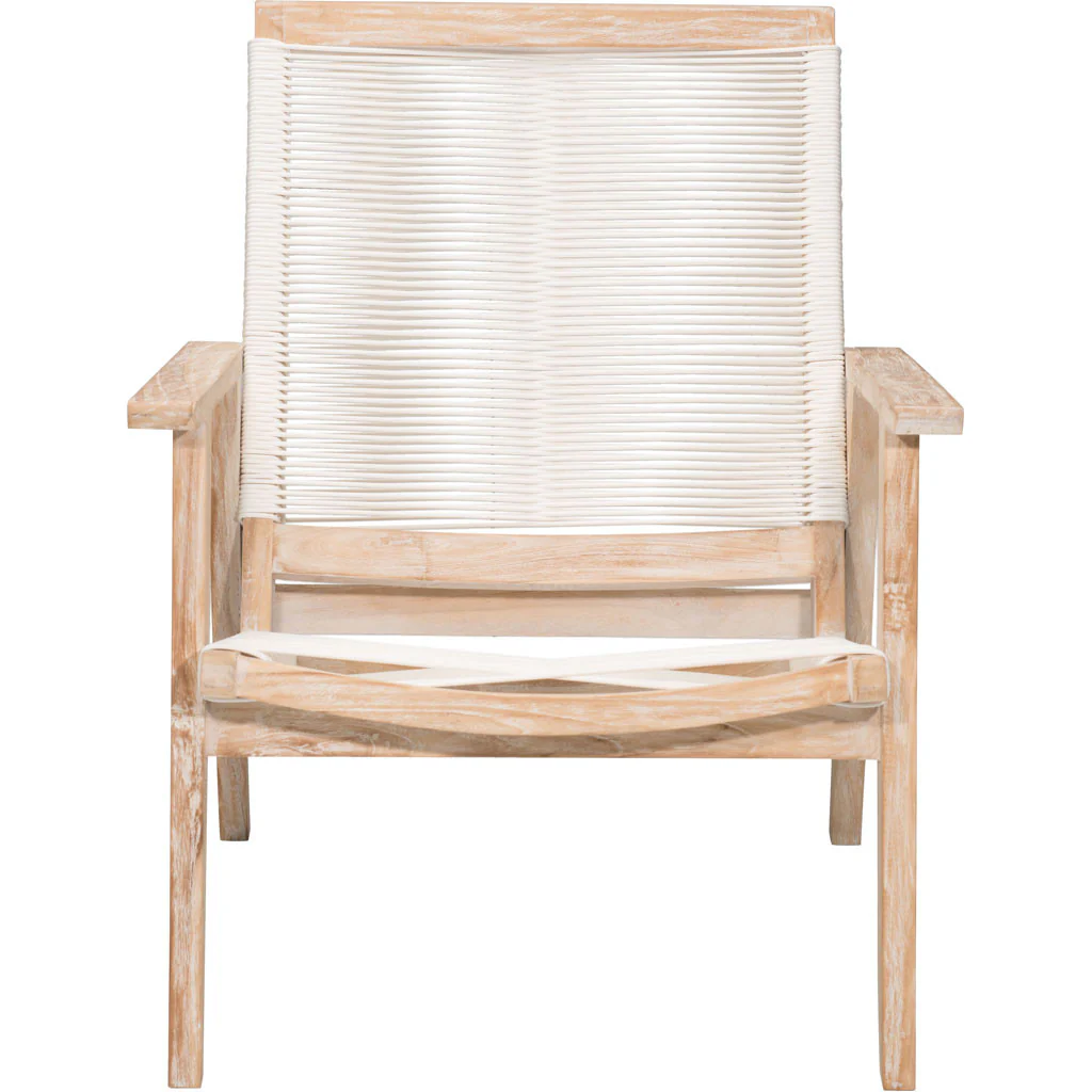 West Bay Arm Chair White Wash & White - Image 3