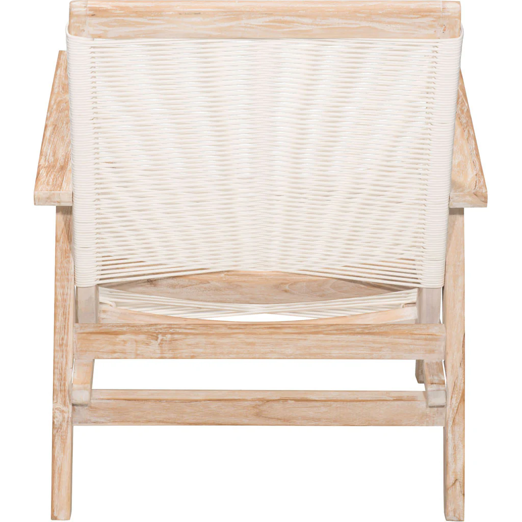 West Bay Arm Chair White Wash & White - Image 4