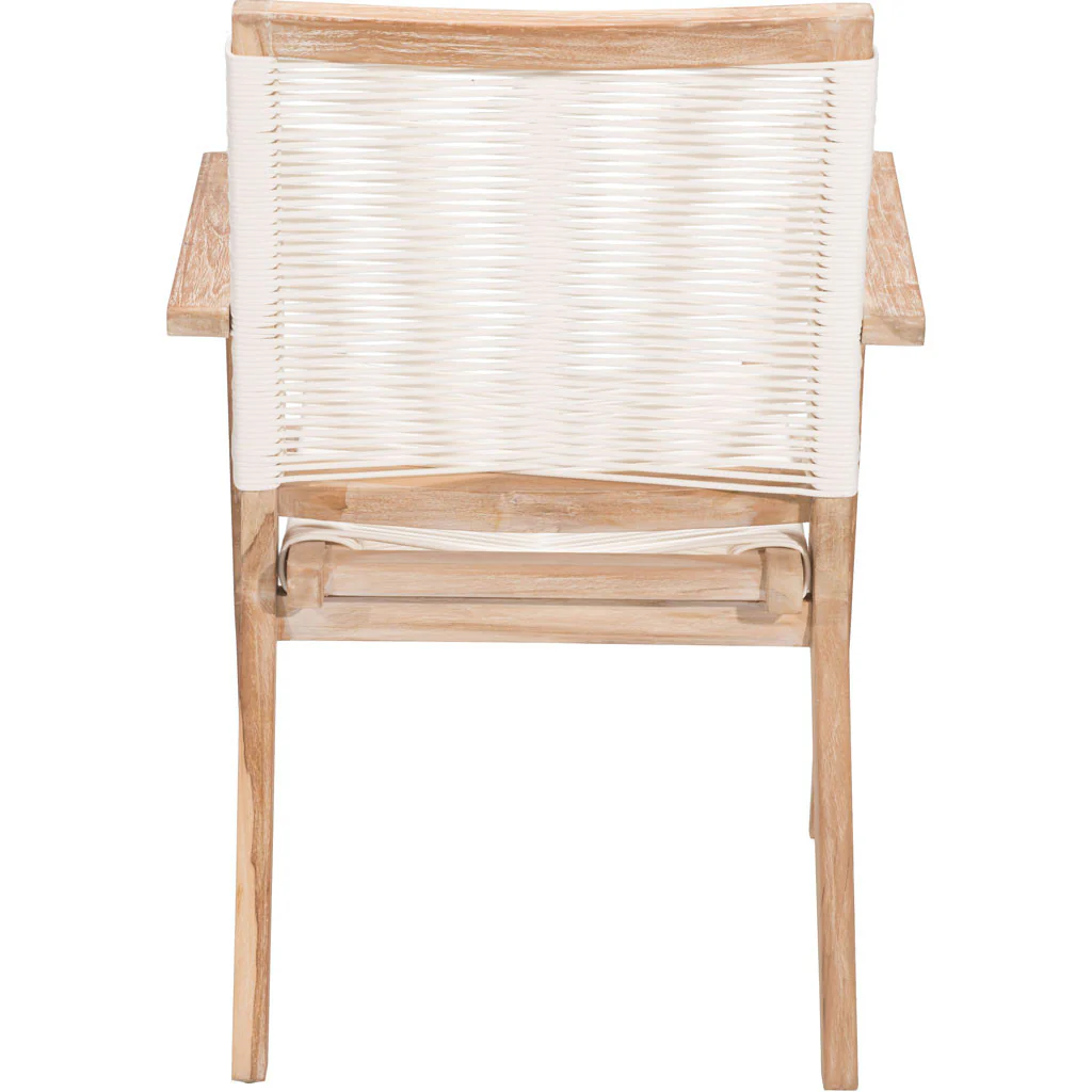 West Bay Dining Chair White Wash & White - Image 4