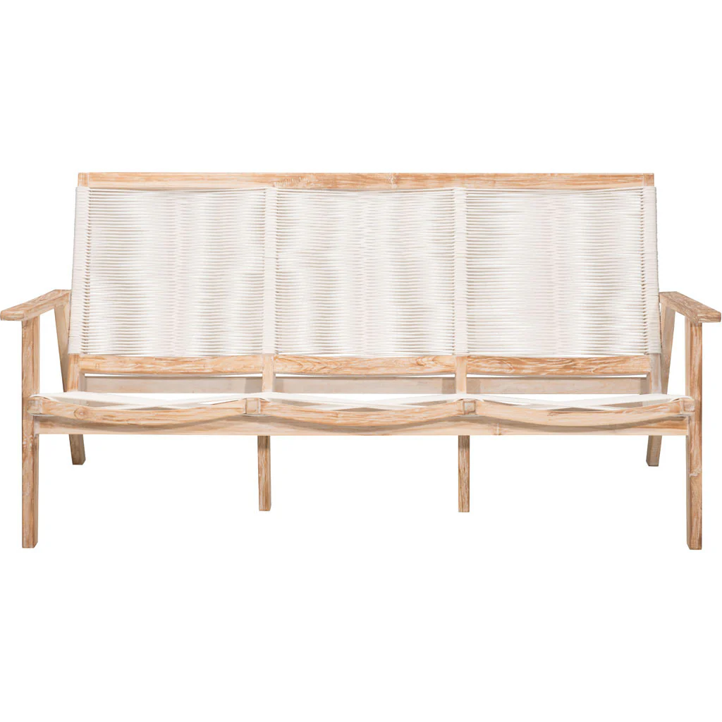 West Bay Sofa White Wash & White - Image 3