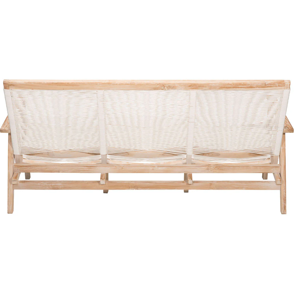 West Bay Sofa White Wash & White - Image 4