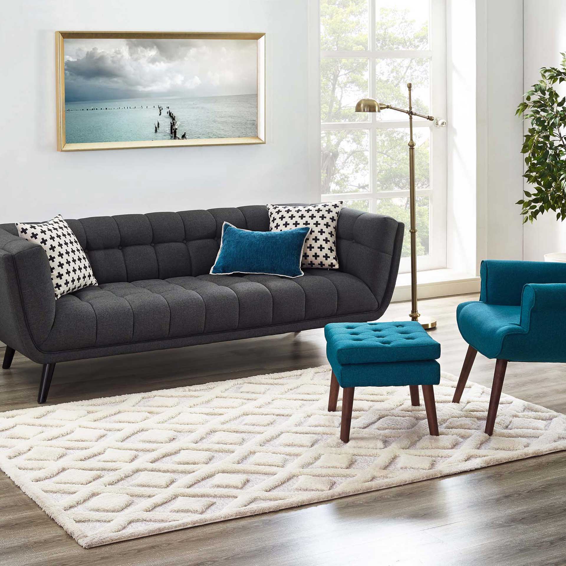 Westfield Area Rug Ivory/Light Gray - Image 8