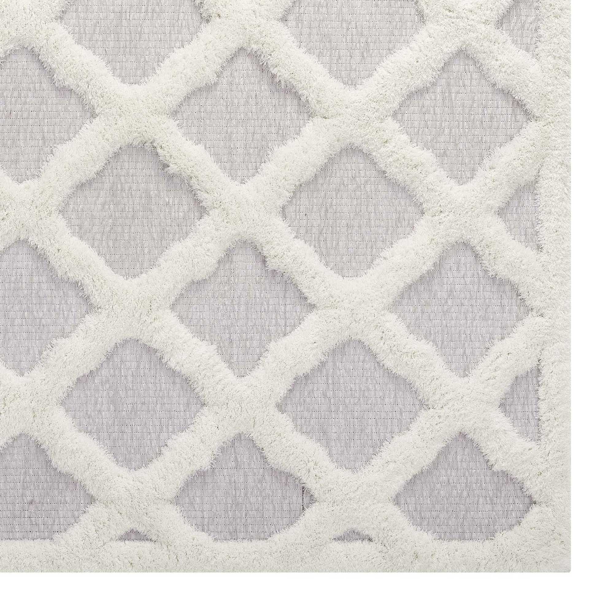 Westfield Geometric Area Rug Ivory/Light Gray - Image 2