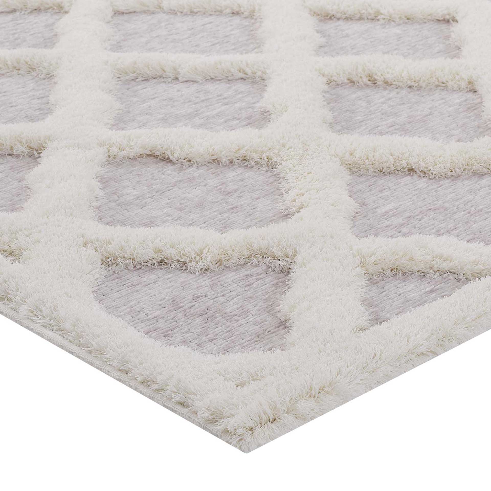 Westfield Geometric Area Rug Ivory/Light Gray - Image 3