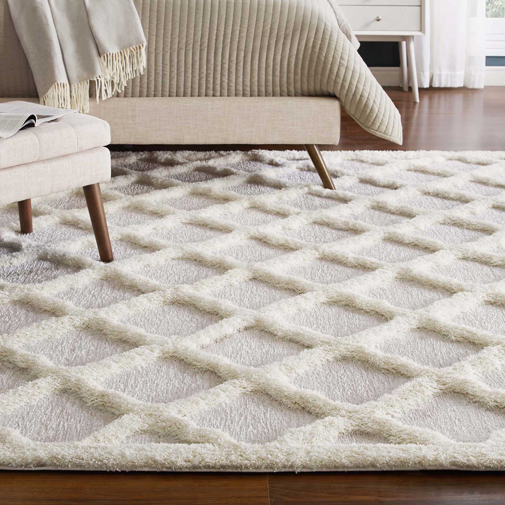 Westfield Geometric Area Rug Ivory/Light Gray - Image 6