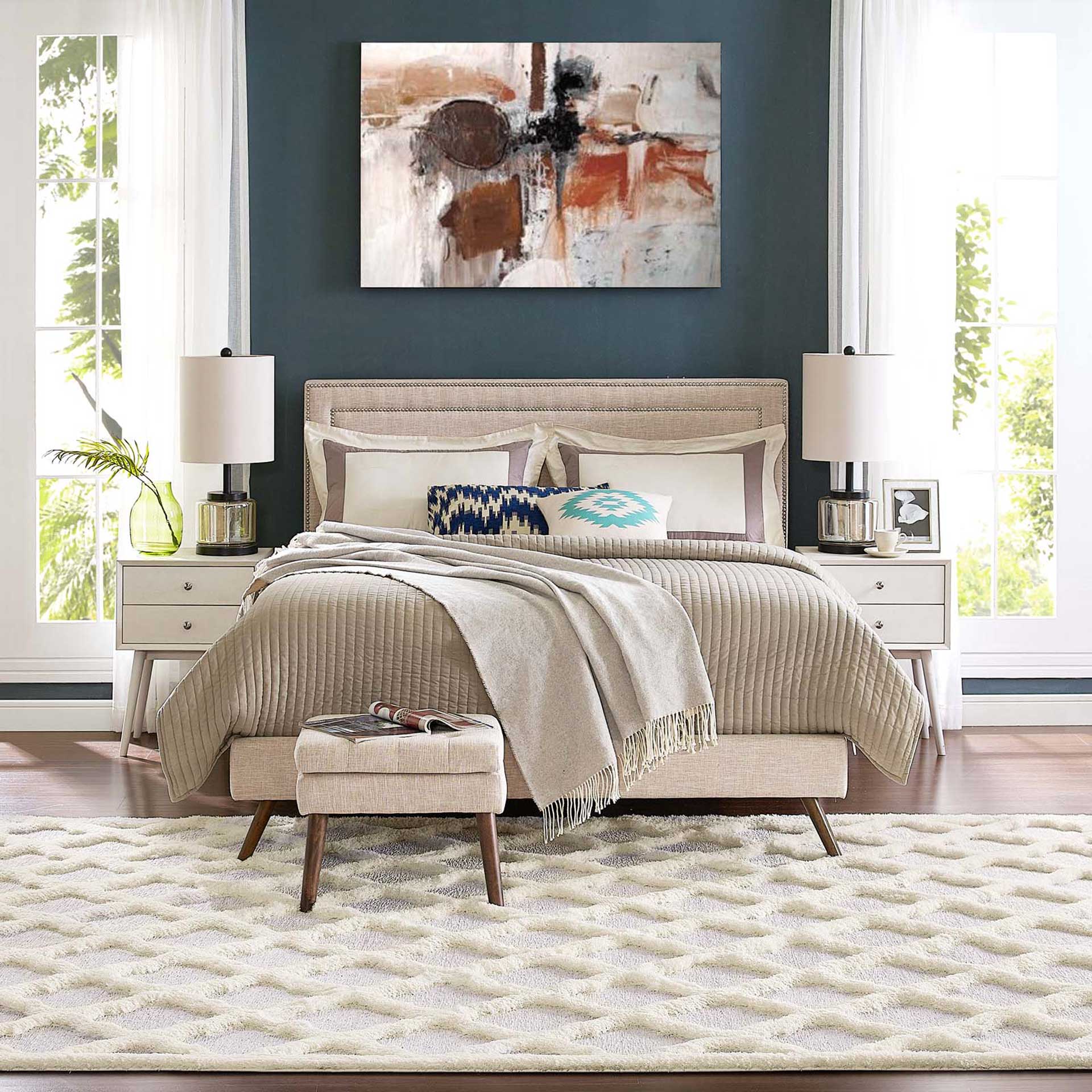 Westfield Geometric Area Rug Ivory/Light Gray - Image 7
