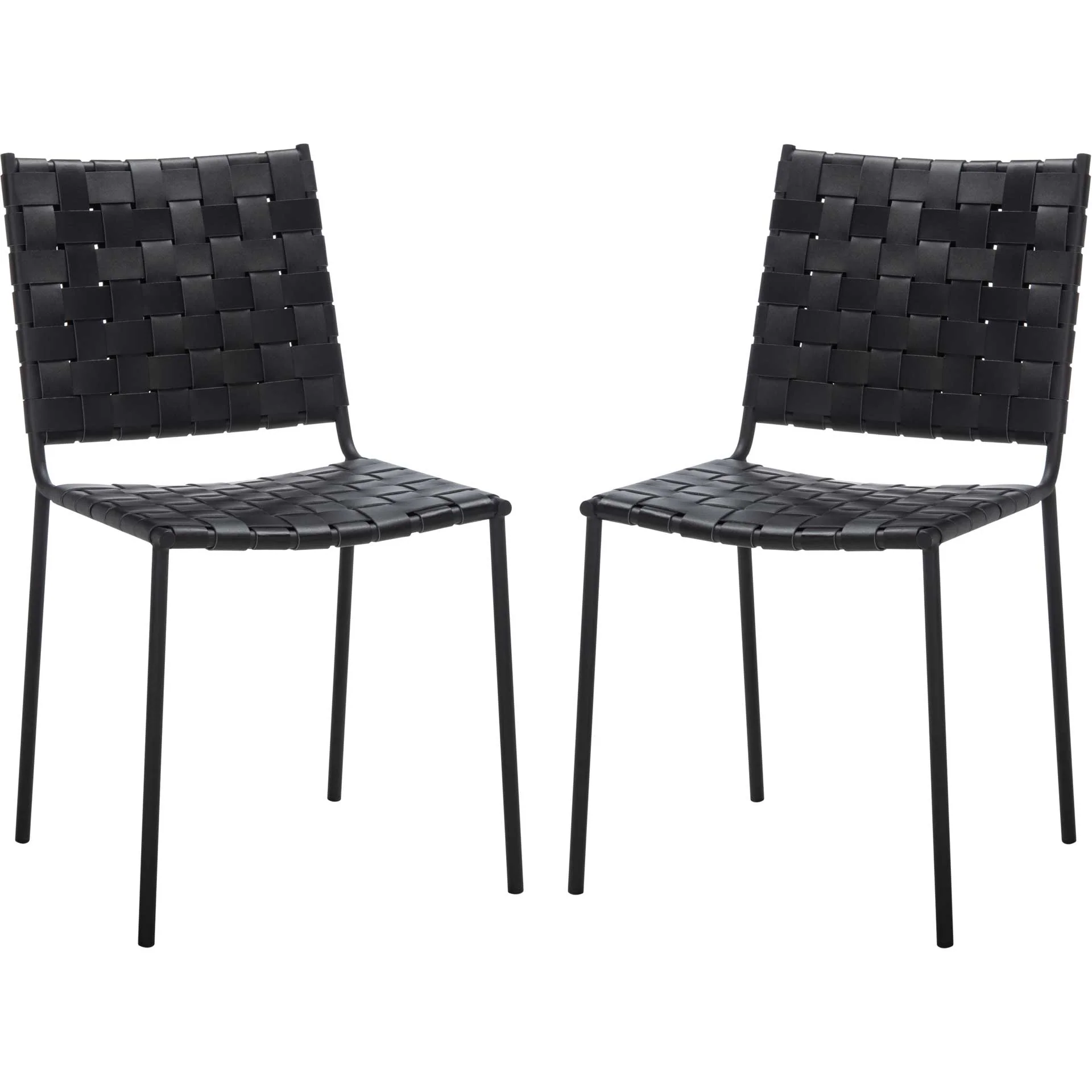 Westin Woven Dining Chair Black/Black (Set of 2) - Image 2
