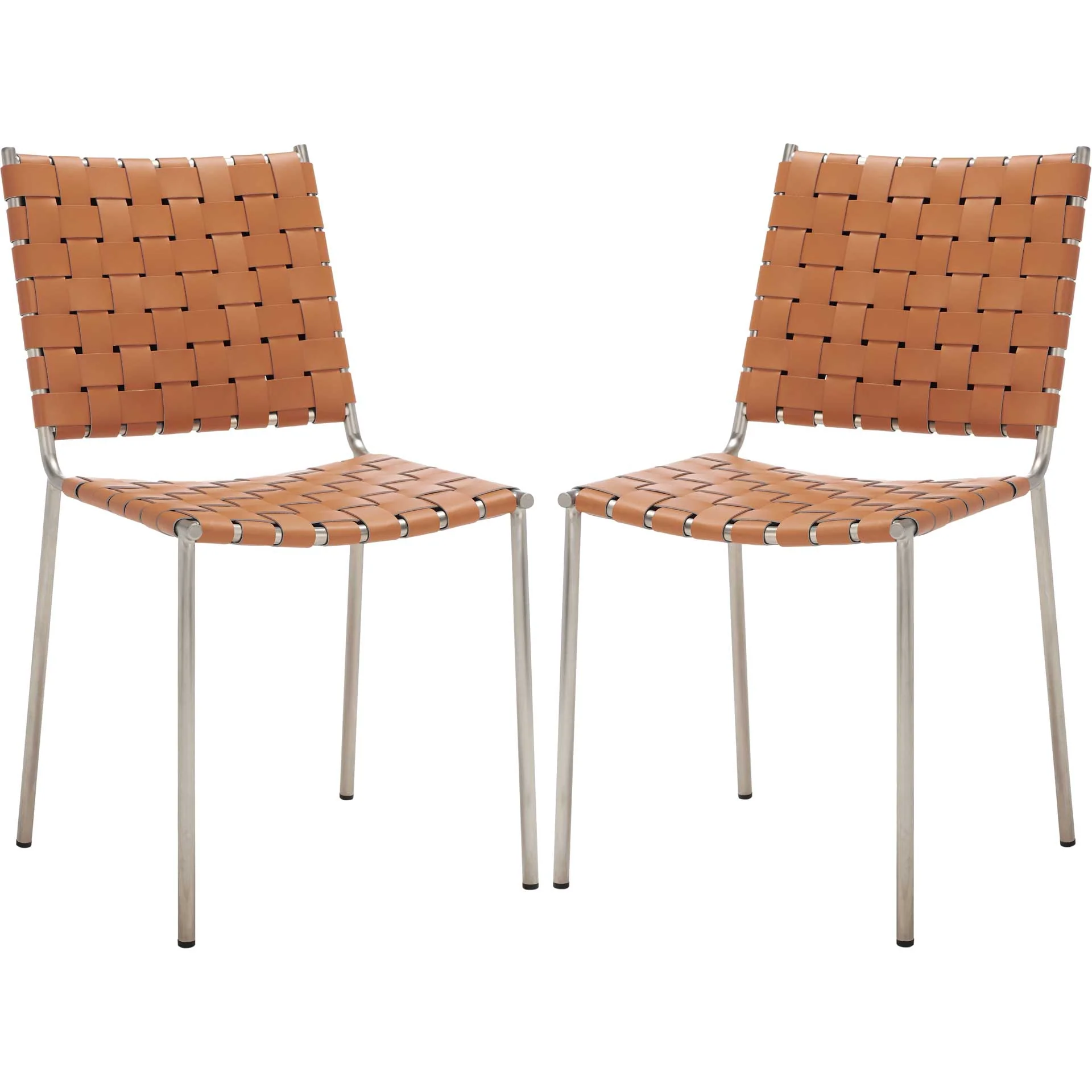 Westin Woven Dining Chair Natural/Silver (Set of 2) - Image 3