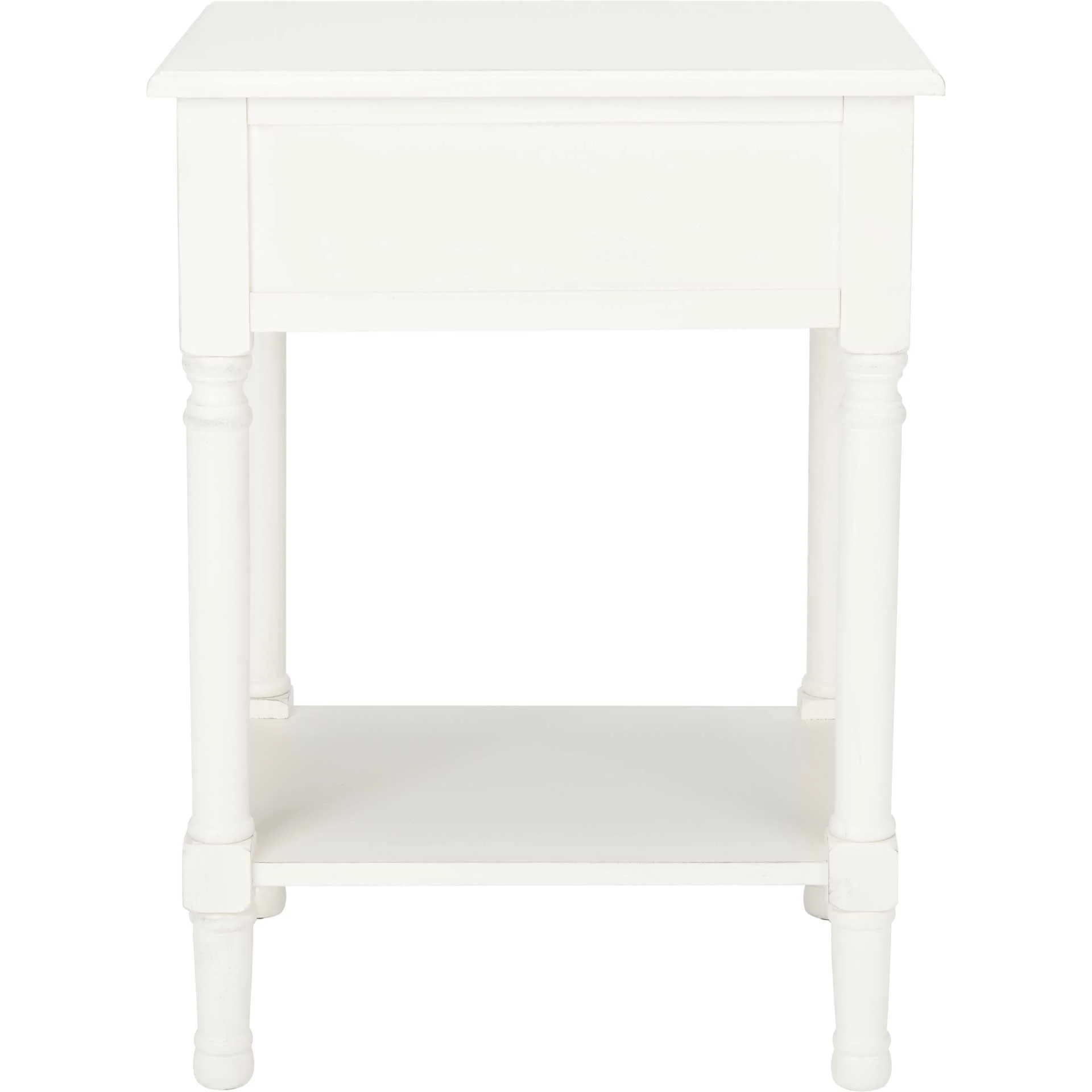 Whalen 1 Drawer Accent Table Distressed White - Image 4