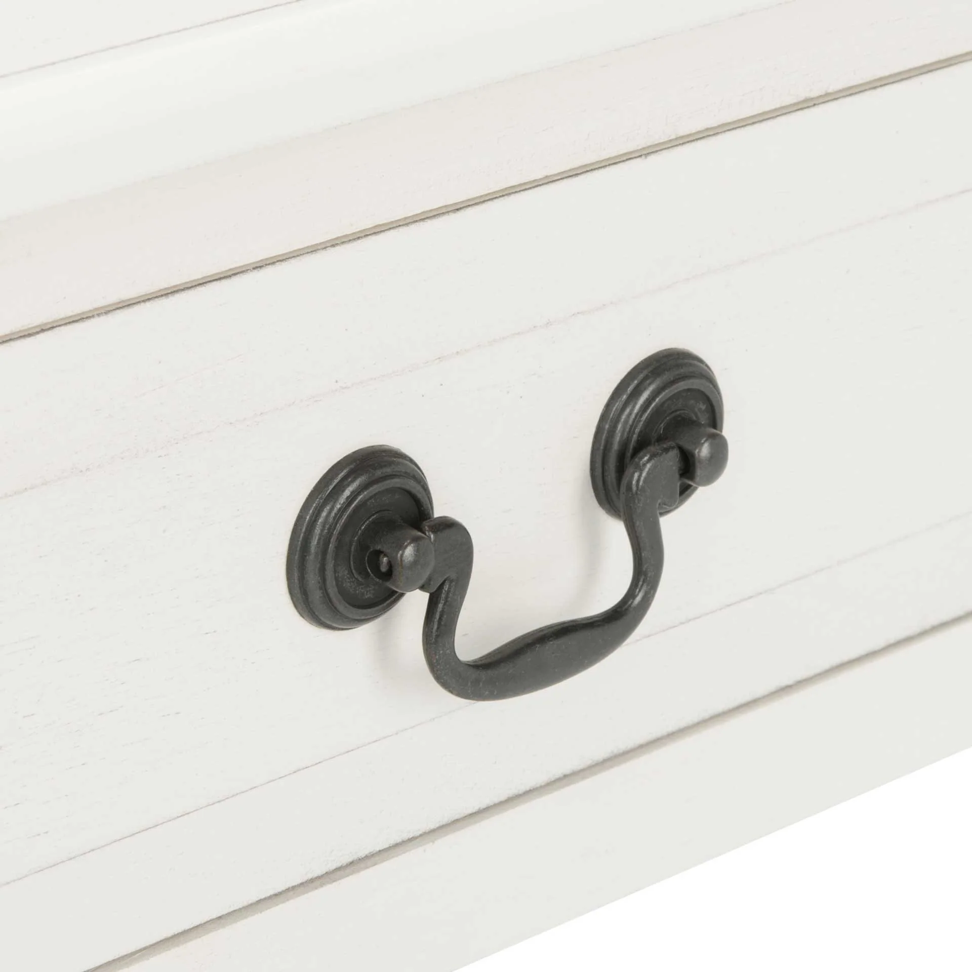 Whalen 1 Drawer Accent Table Distressed White - Image 6