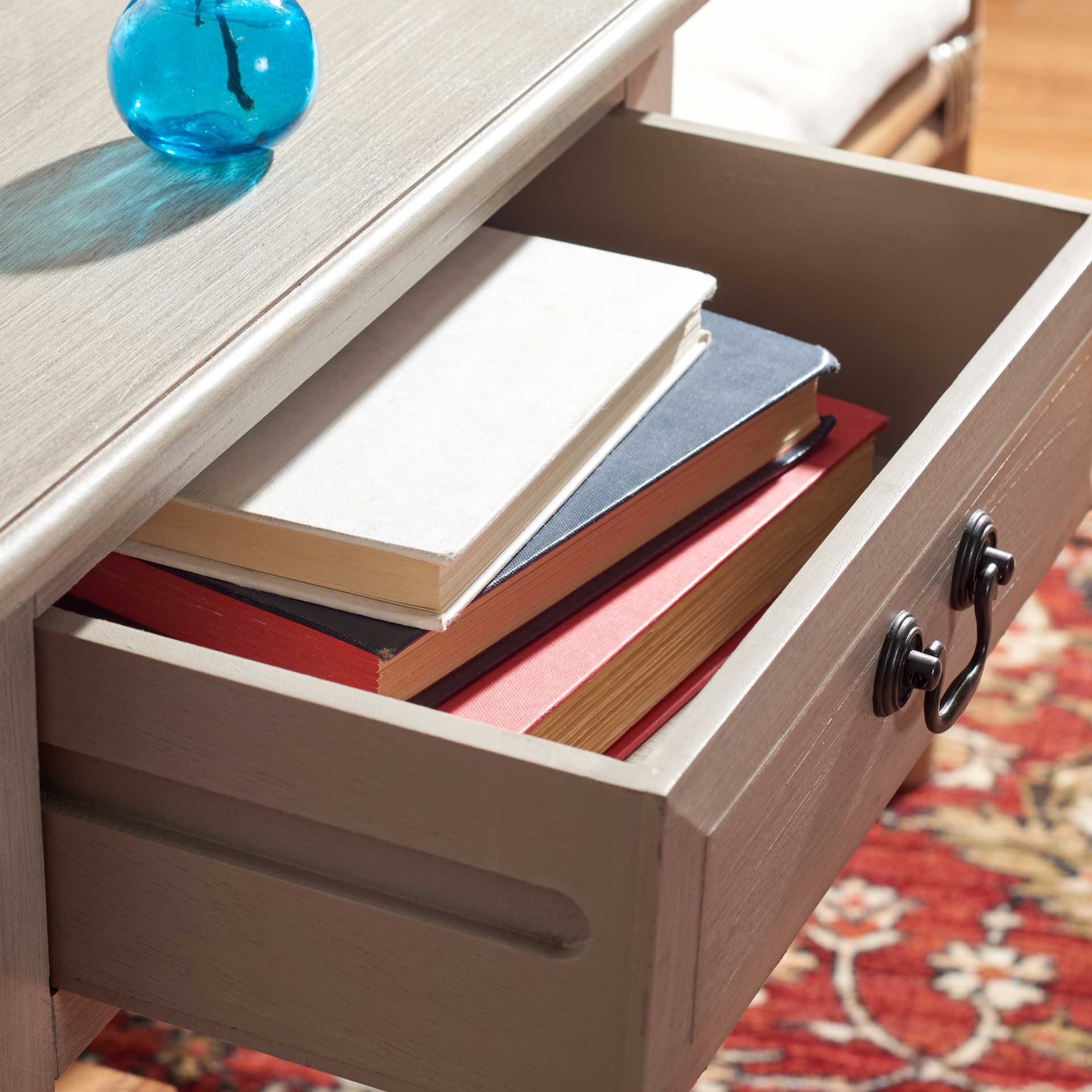 Whalen 1 Drawer Accent Table Greige - Image 7