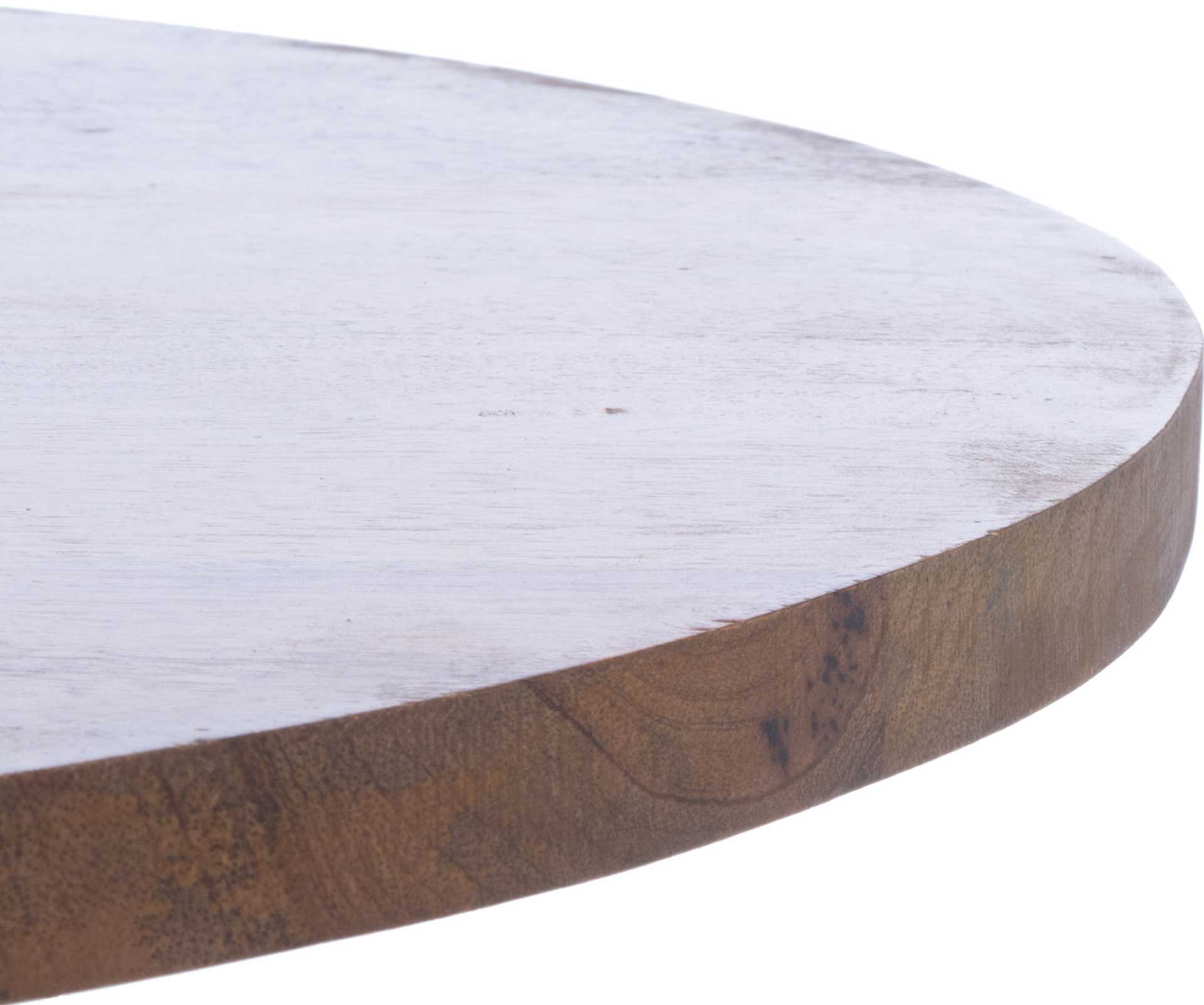 Whitley Round Accent Table Natural/Black - Image 2