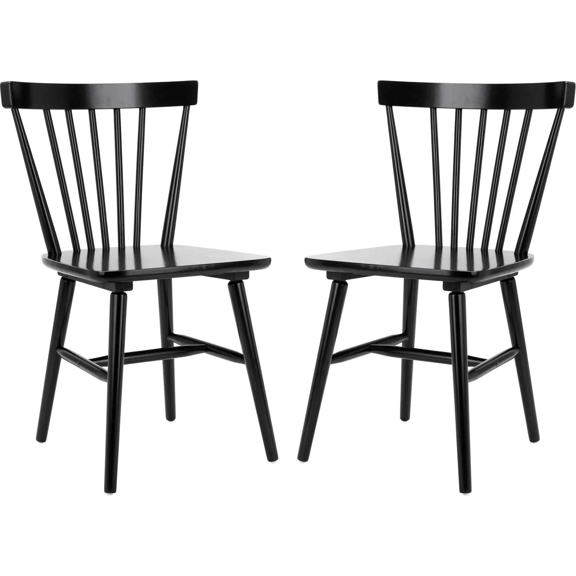 Wilder Spindle Back Dining Chair Black (Set of 2) - Image 2
