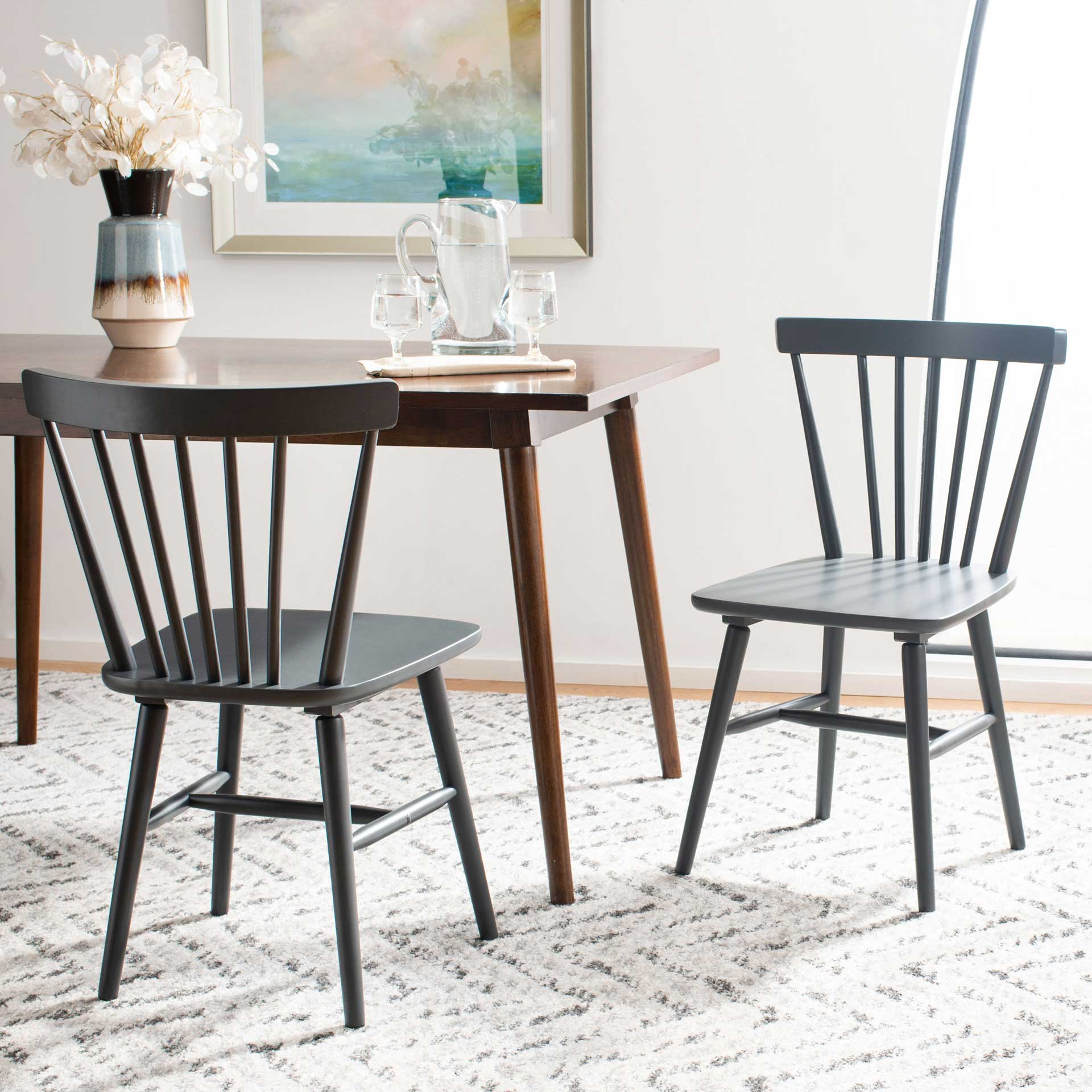 Wilder Spindle Back Dining Chair Gray (Set of 2) - Image 8