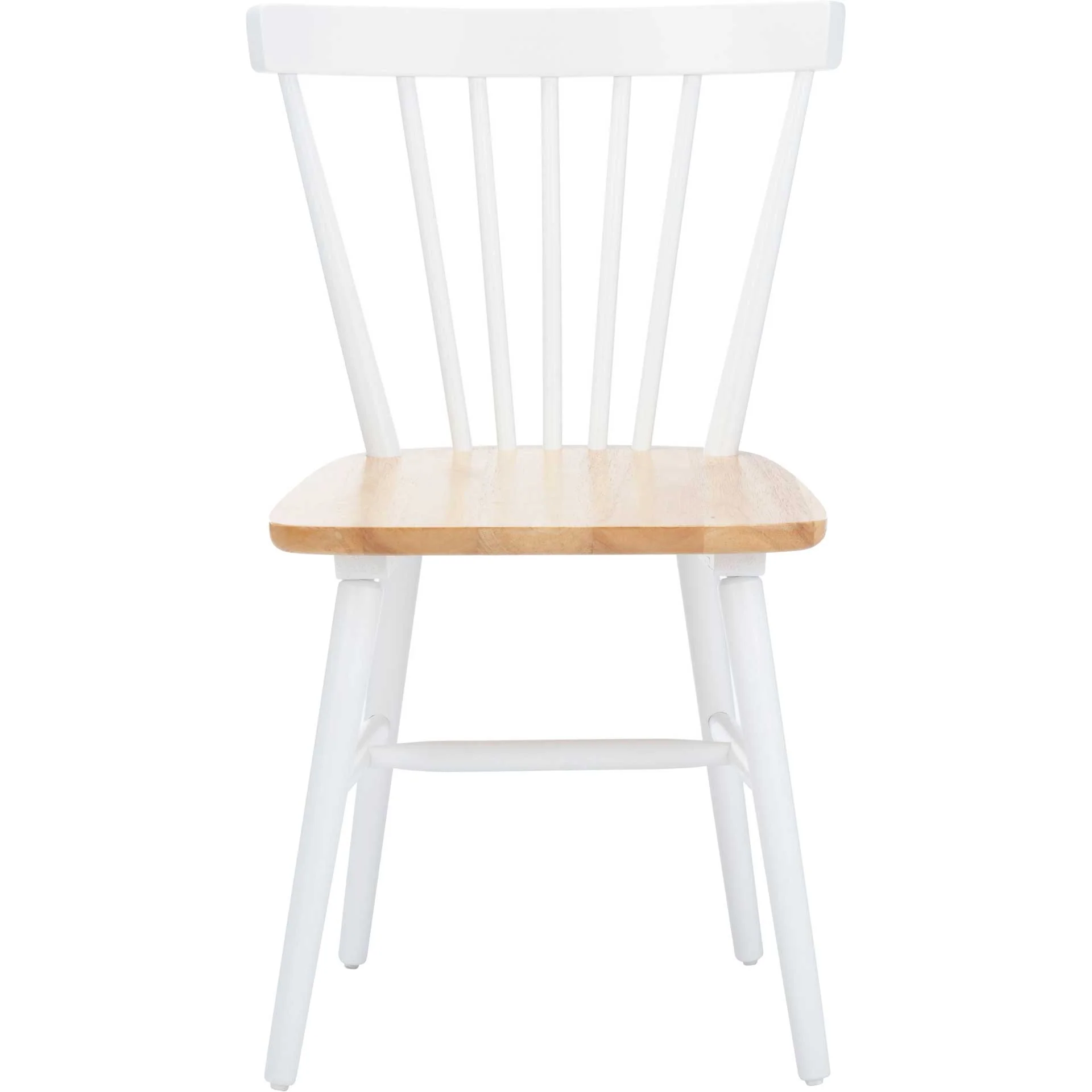 Wilder Spindle Back Dining Chair White/Natural (Set of 2) - Image 3