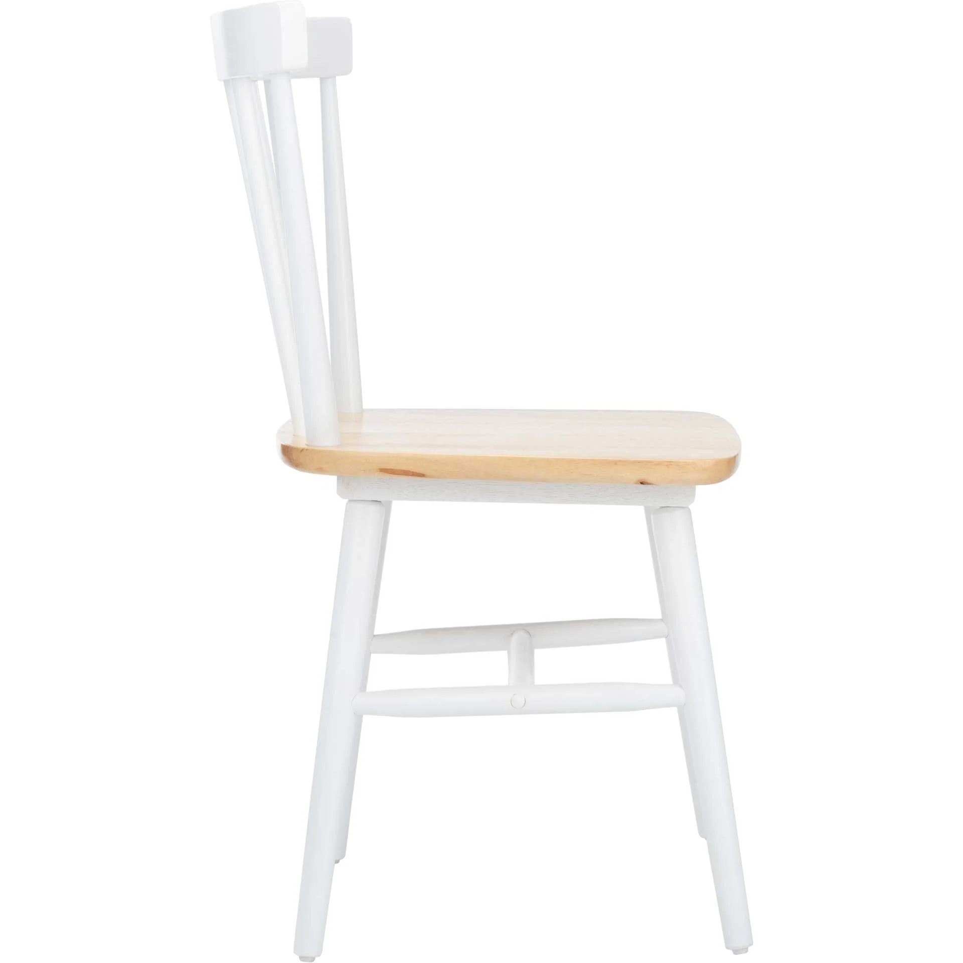Wilder Spindle Back Dining Chair White/Natural (Set of 2) - Image 4