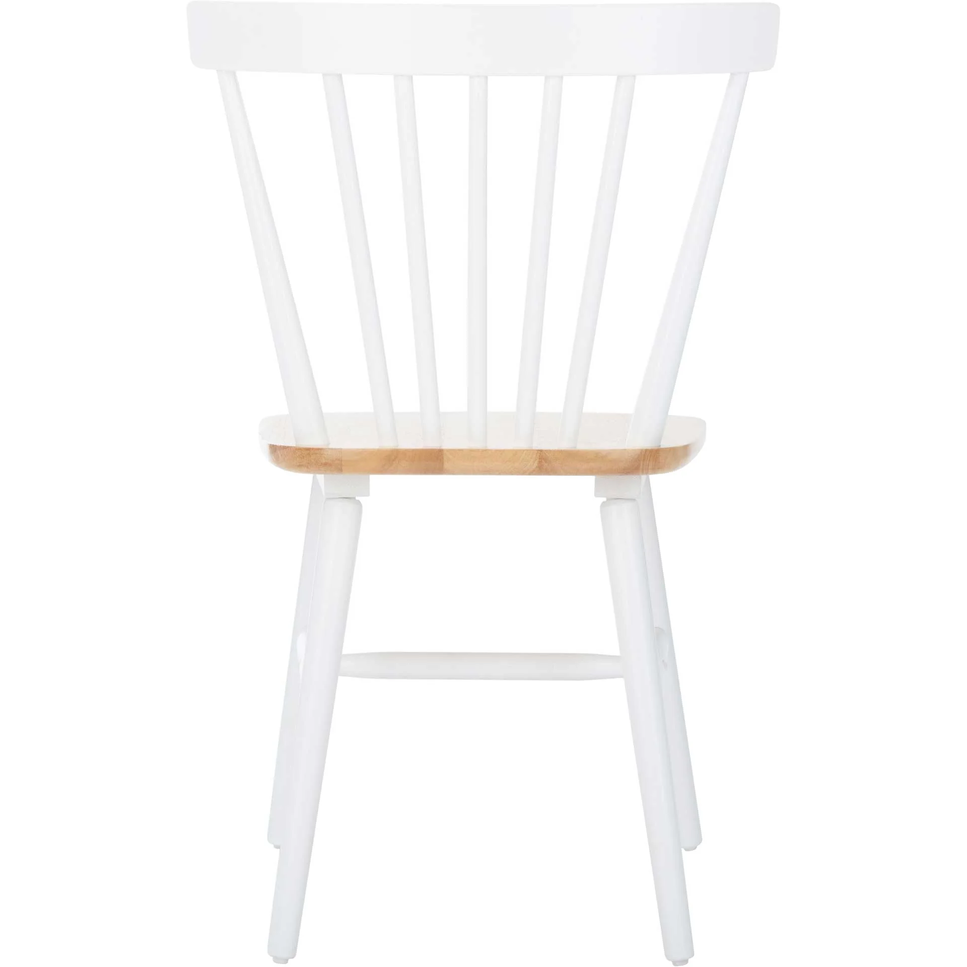 Wilder Spindle Back Dining Chair White/Natural (Set of 2) - Image 5