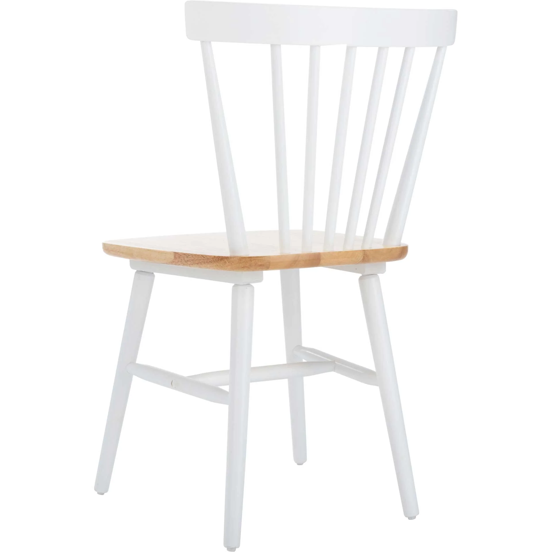 Wilder Spindle Back Dining Chair White/Natural (Set of 2) - Image 6