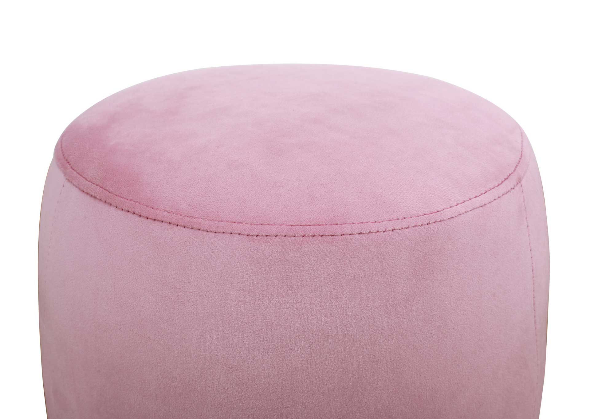 Wilder Velvet Ottoman Blush - Image 2
