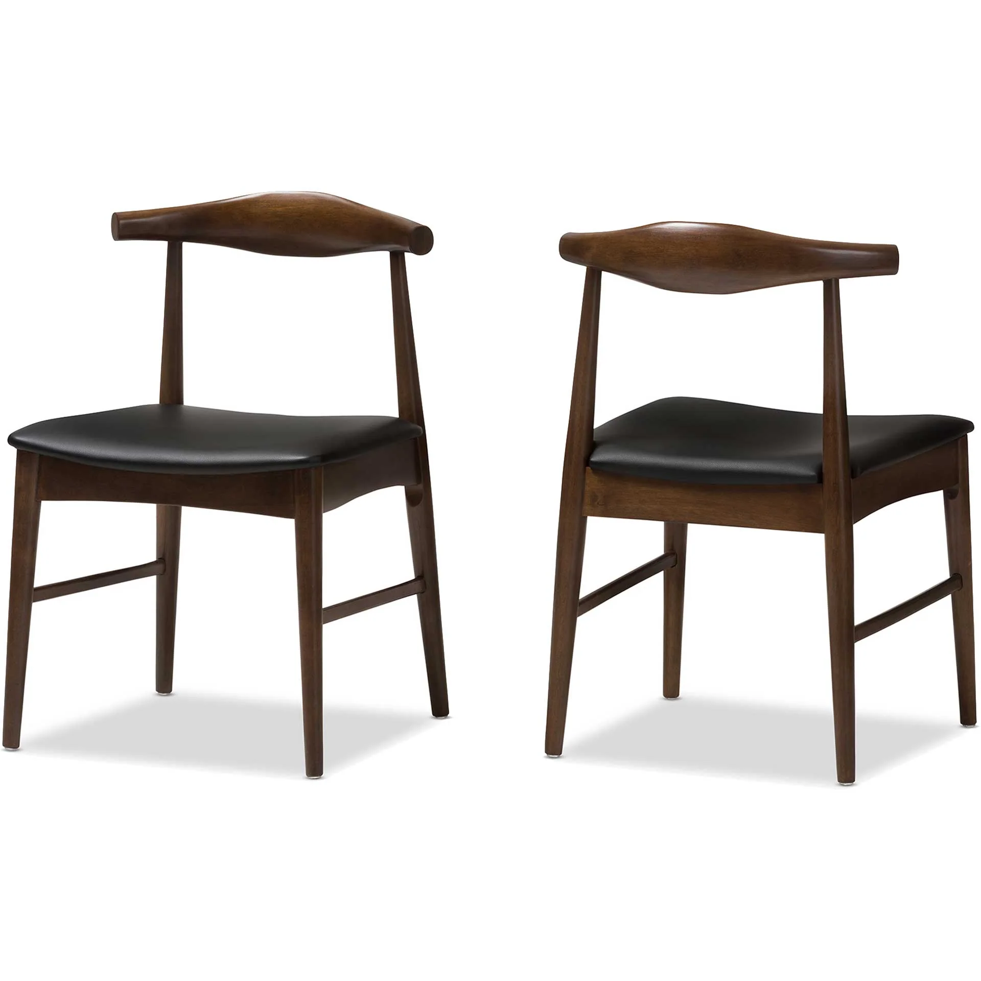 Wiley Dining Chair Black/Walnut (Set of 2) - Image 2