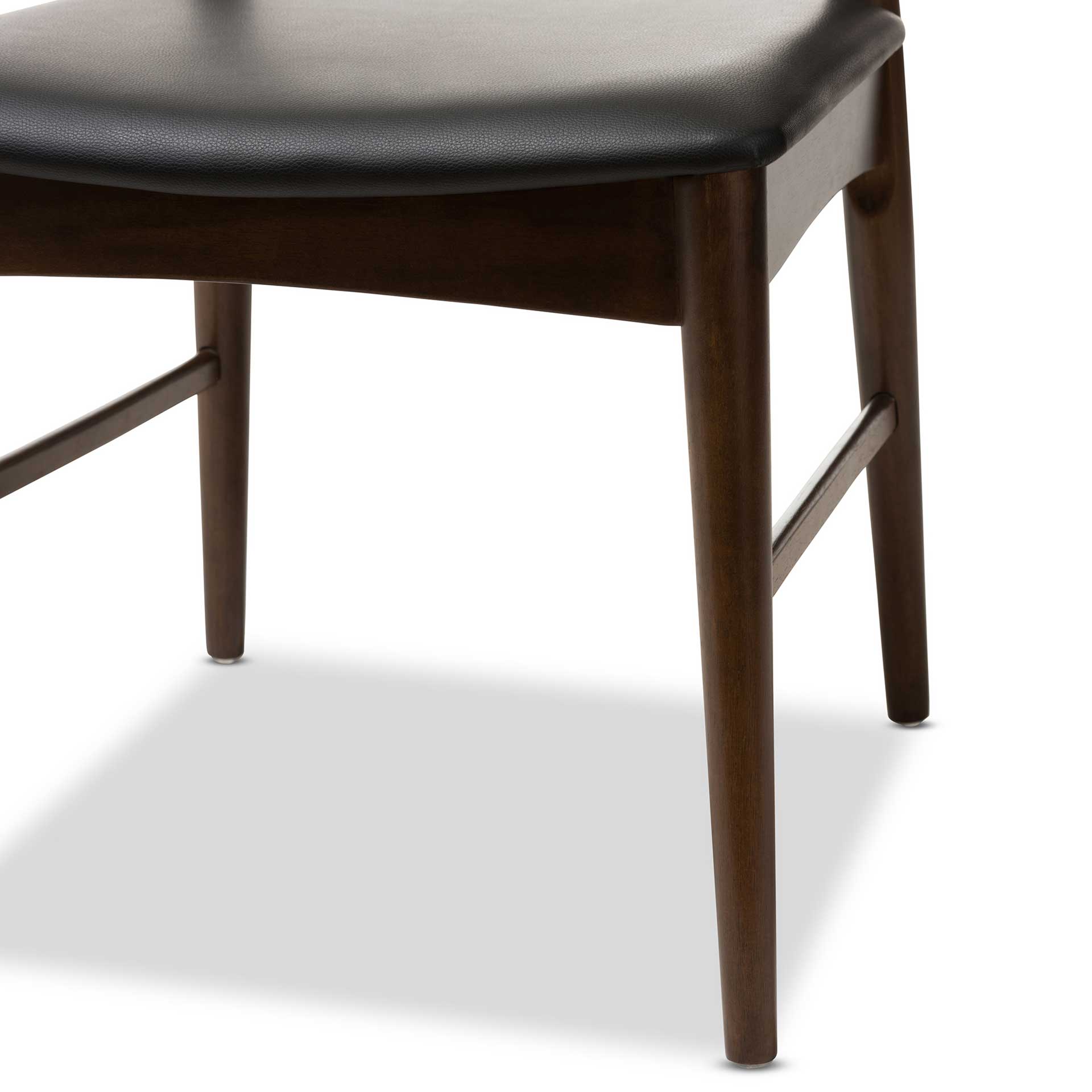 Wiley Dining Chair Black/Walnut (Set of 2) - Image 5